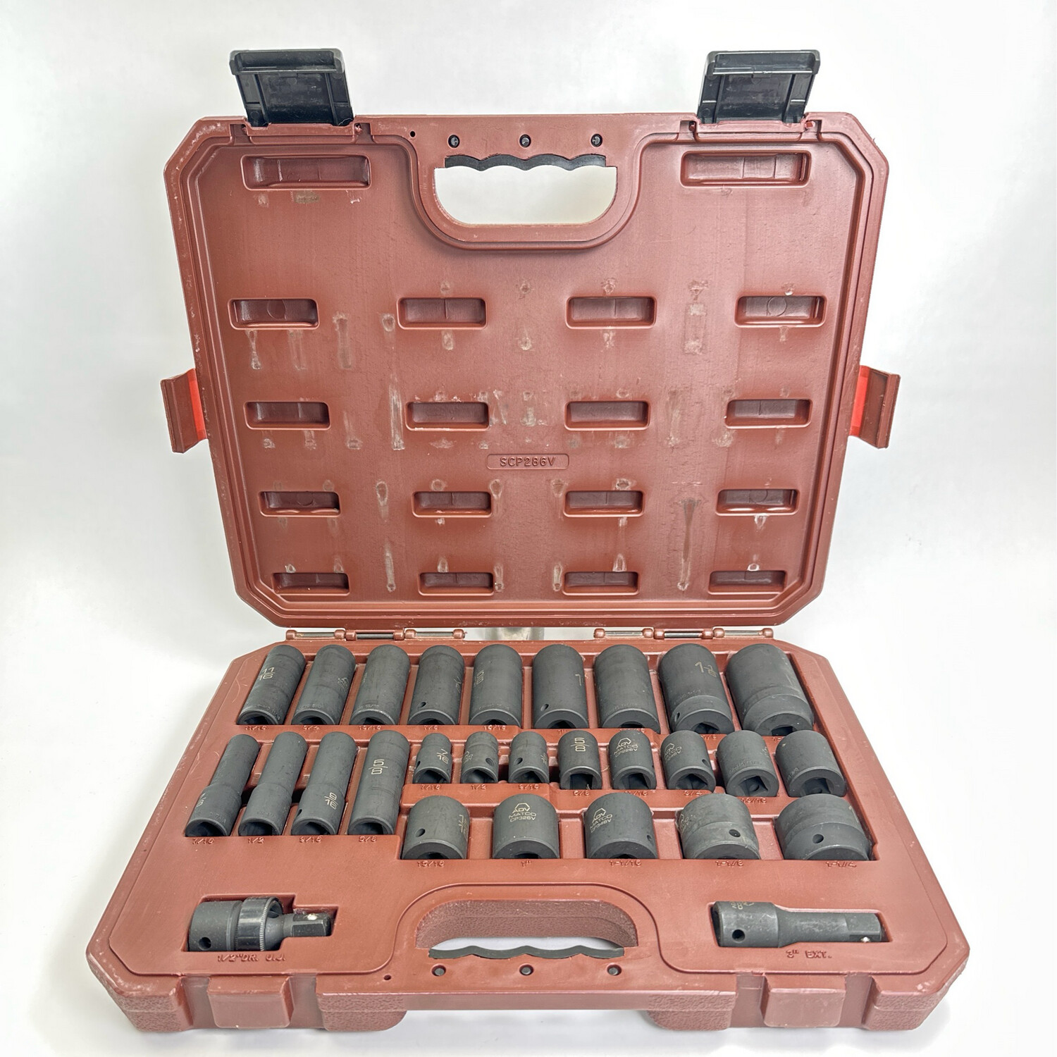 Matco 28pc 1/2" Drive SAE 6pt ADV Standard & Deep Impact Socket Set