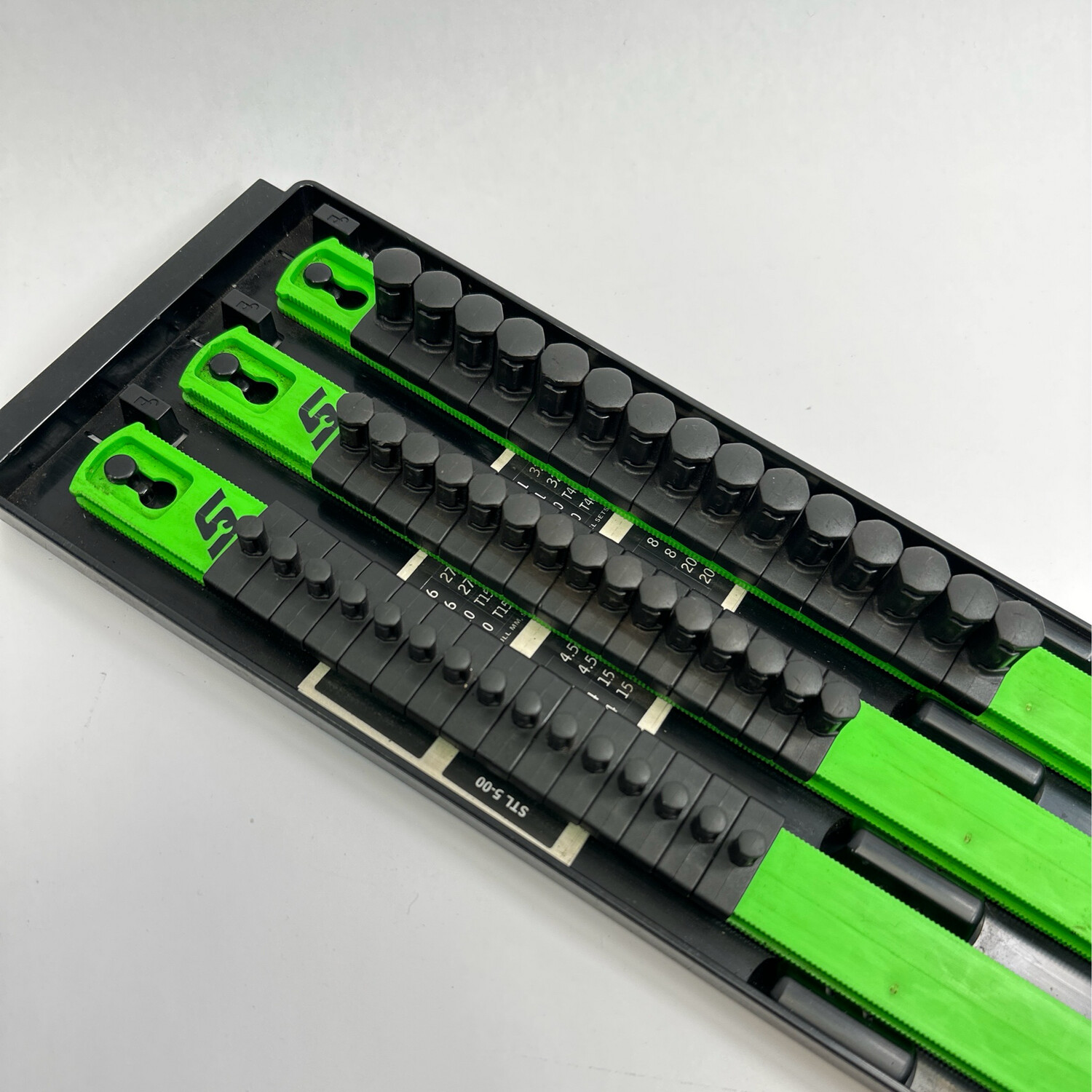 Snap On Twist Lock Socket Rail Tray (1/2, 3/8, and 1/4