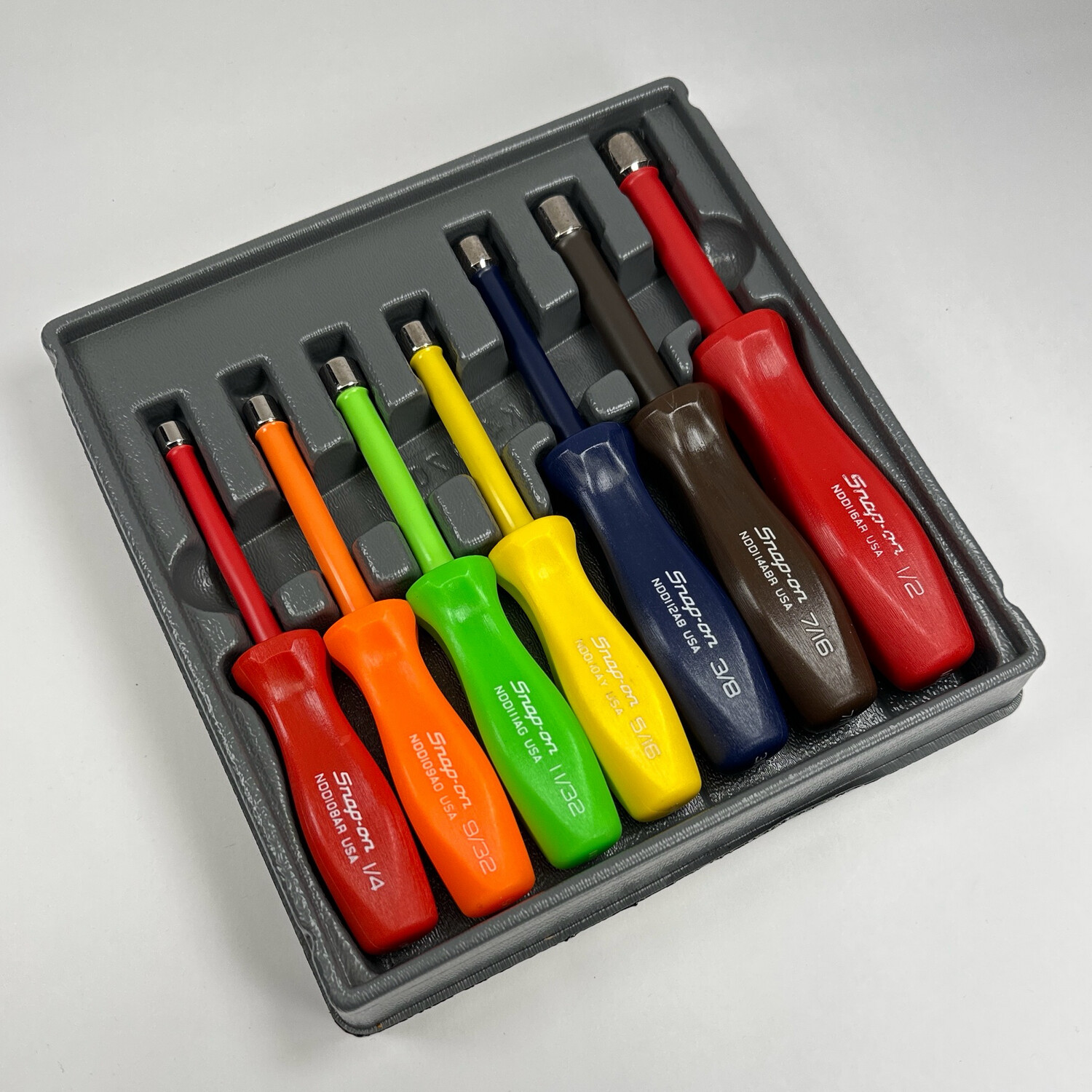 Snap On 7pc SAE Nut Driver Set Shop Tool Swapper