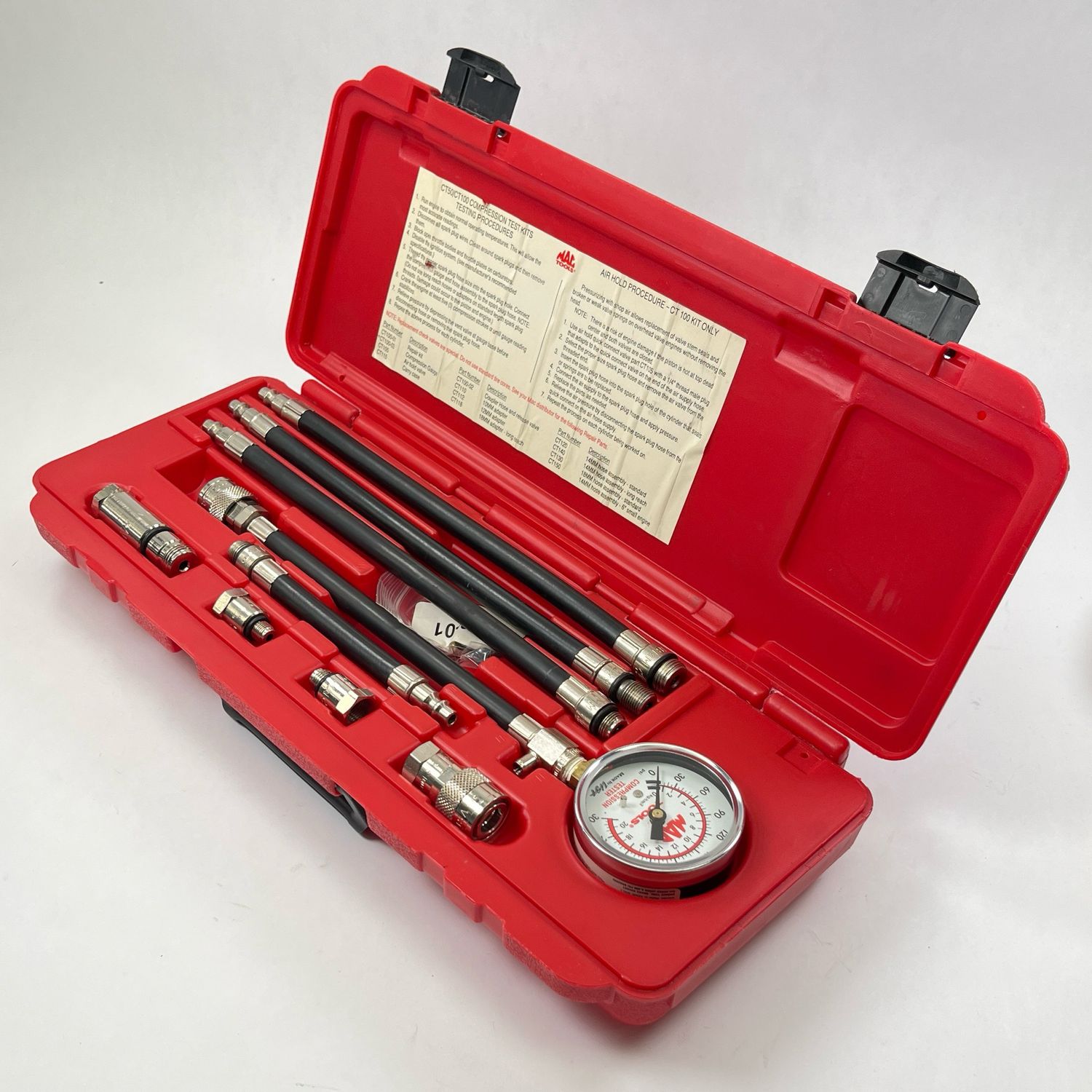 Mac Tools Compression Test Kit, CT50/CT100 - Shop - Tool Swapper