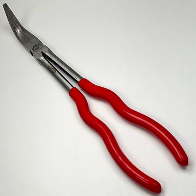 Mac Tools 11” Python Long-Reach 90° Bent Nose Pliers, P114BN90