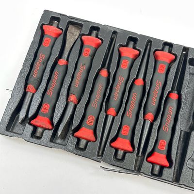 Snap On 8pc Soft Grip Punch & Chisel Set