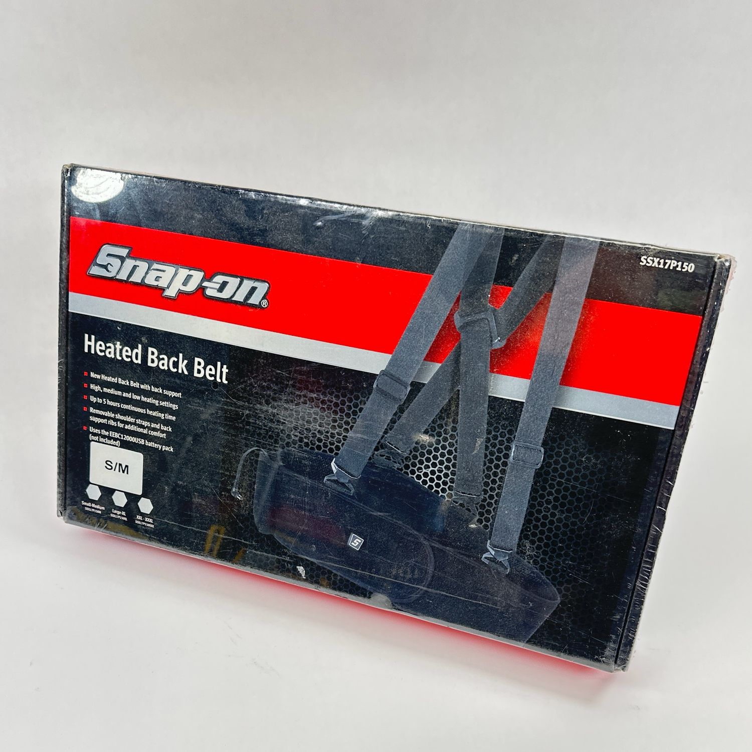 Snap On Heated Back Belt (S/M), SSX17P150