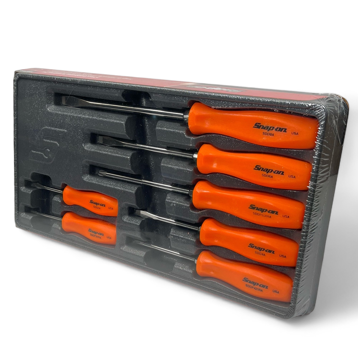 Snap On 7 pc Combination Screwdriver Set (Orange), SDDX70AO - Shop ...