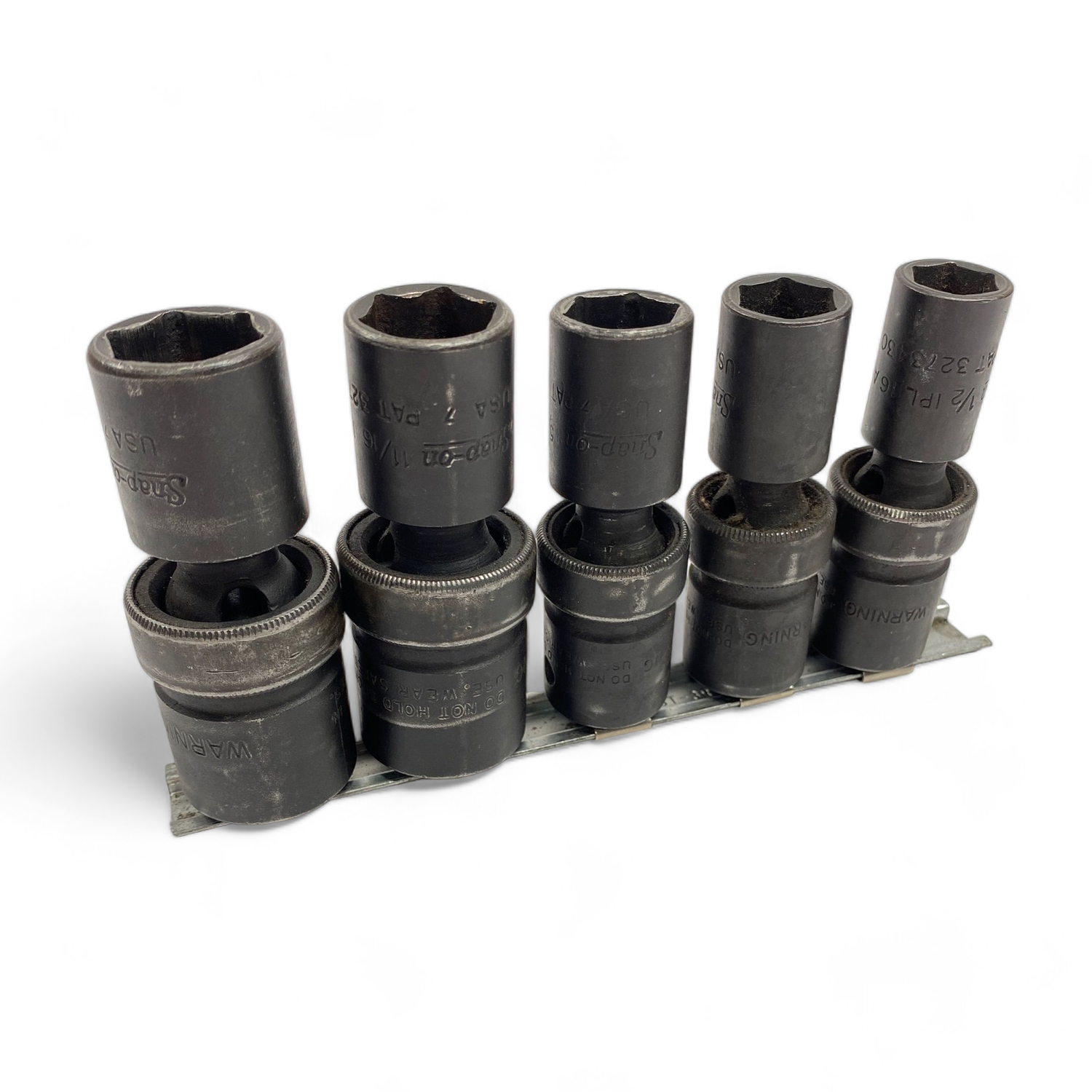 Snap On 5 Piece 1/2” Drive SAE Shallow Impact Socket Set (1/2-3/4”)