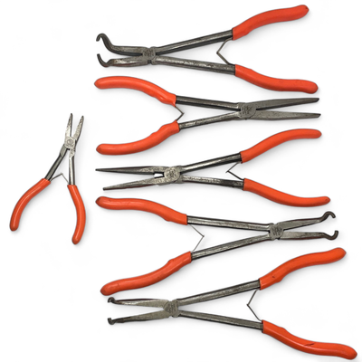 Cornwell Orange Handle Mixed Plier Lot