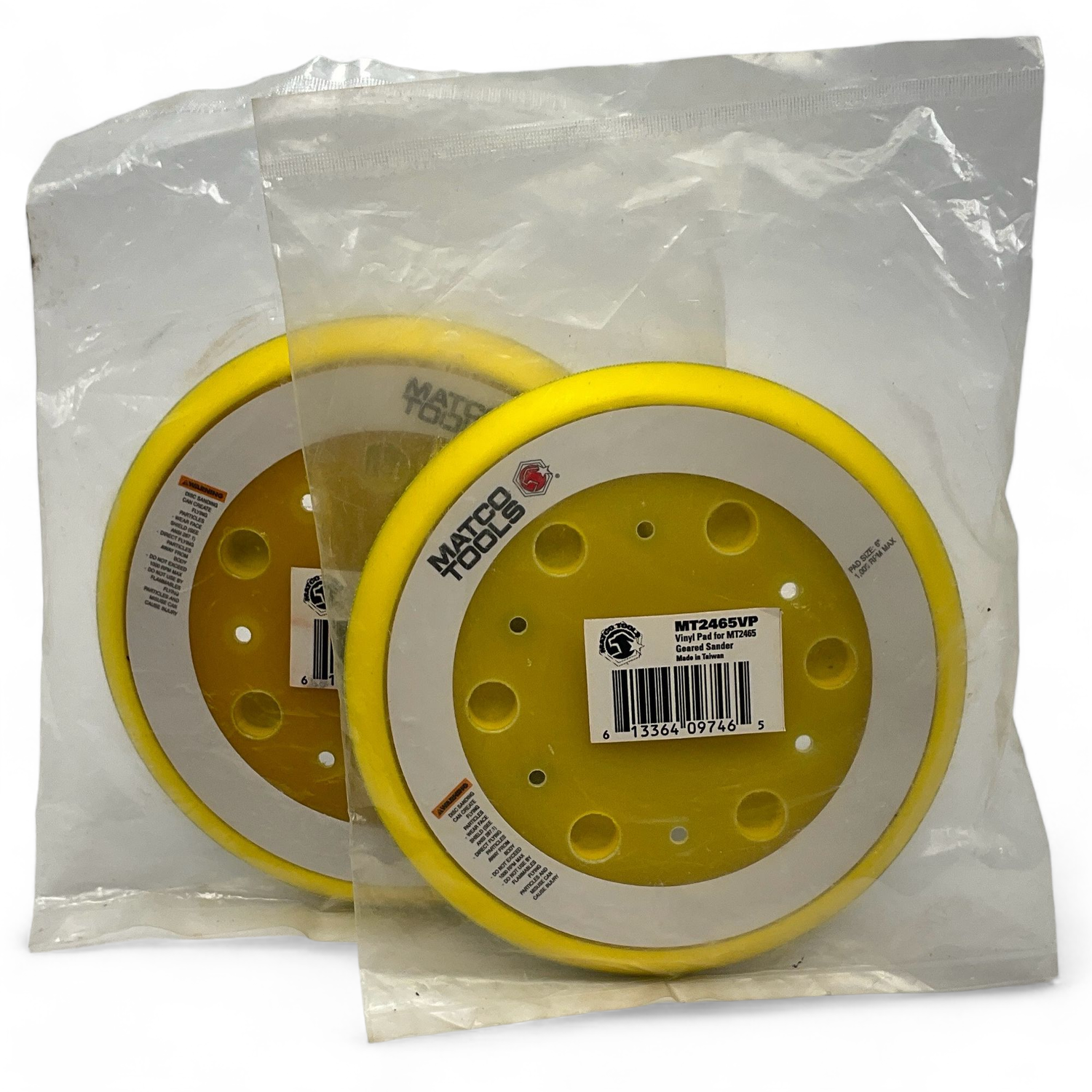 Matco Tools 2pc 6" VINYL PAD FOR MT2465, MT2465VP