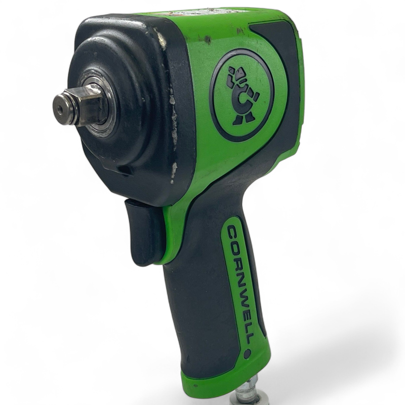 Cornwell 1/2” Drive bluePOWER Stubby Impact Wrench (Neon Green), CAT4212GA