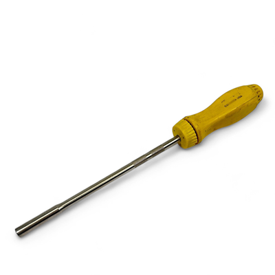 Snap On 12-15/16" Ratcheting Magnetic Long Screwdriver (Yellow), SSDMR8A
