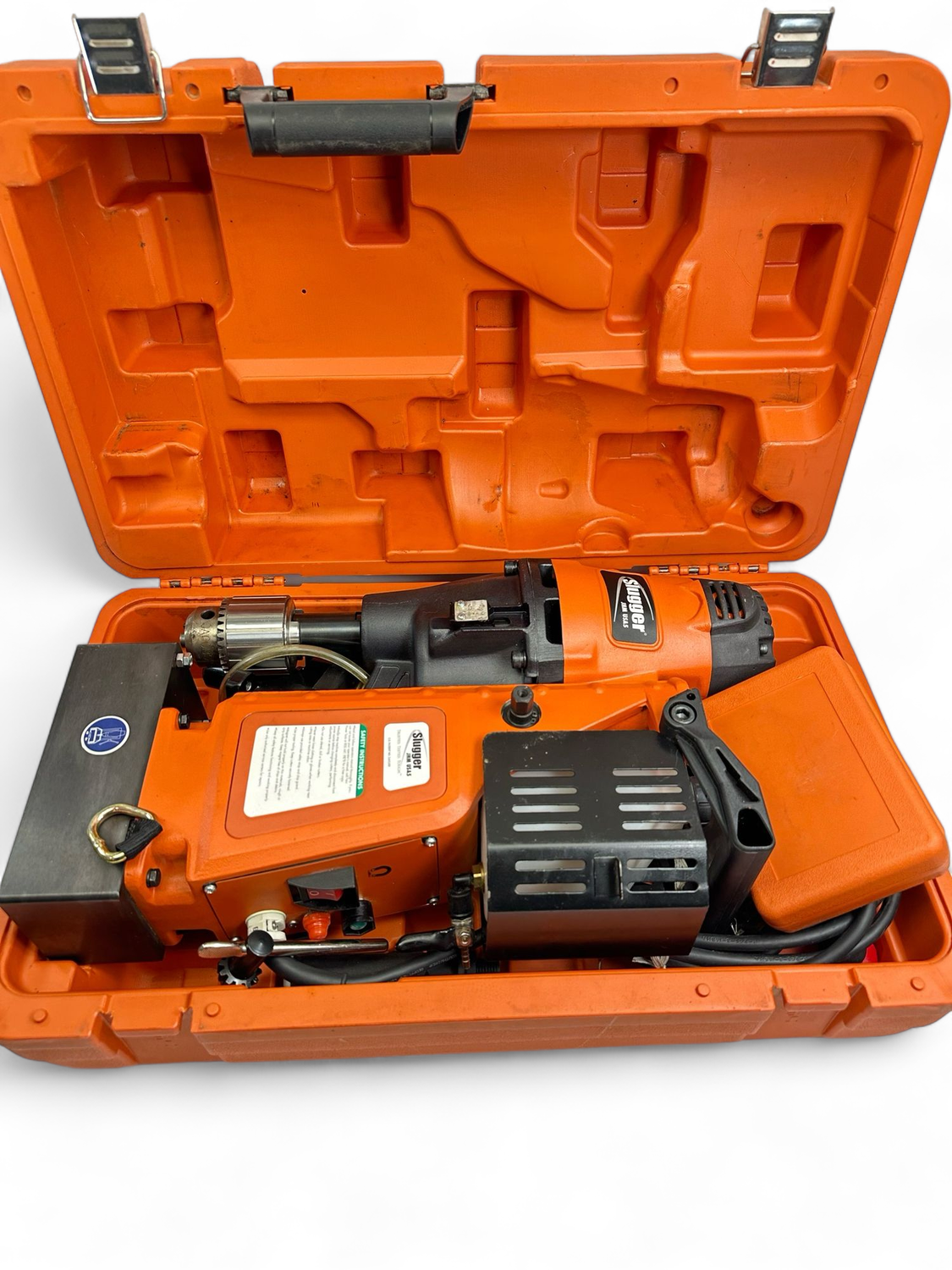 Fein Slugger USA 5 Electric Magnetic Drill Press — 2 3/8in. Dia. Drill Capacity, 11.7 Amp, 1.8 HP