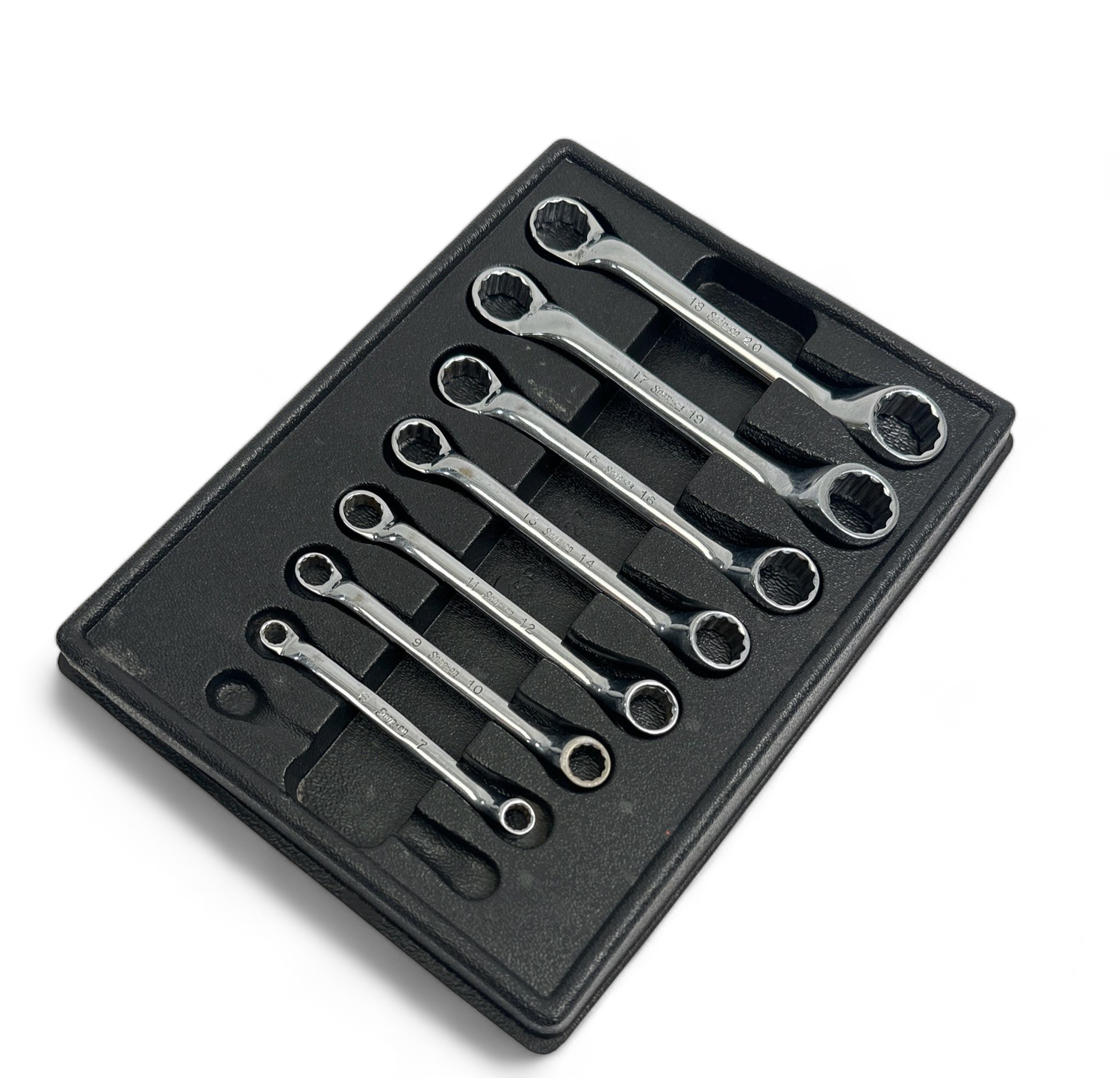 Snap On 8pc Metric Double Box End Short Wrench Set, (6-7, 9-20MM)