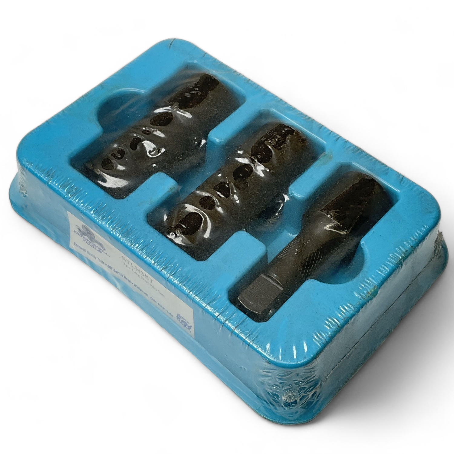 Cornwell 3 Piece 1/2" Drive Lug Nut Socket Set, STLN3ST