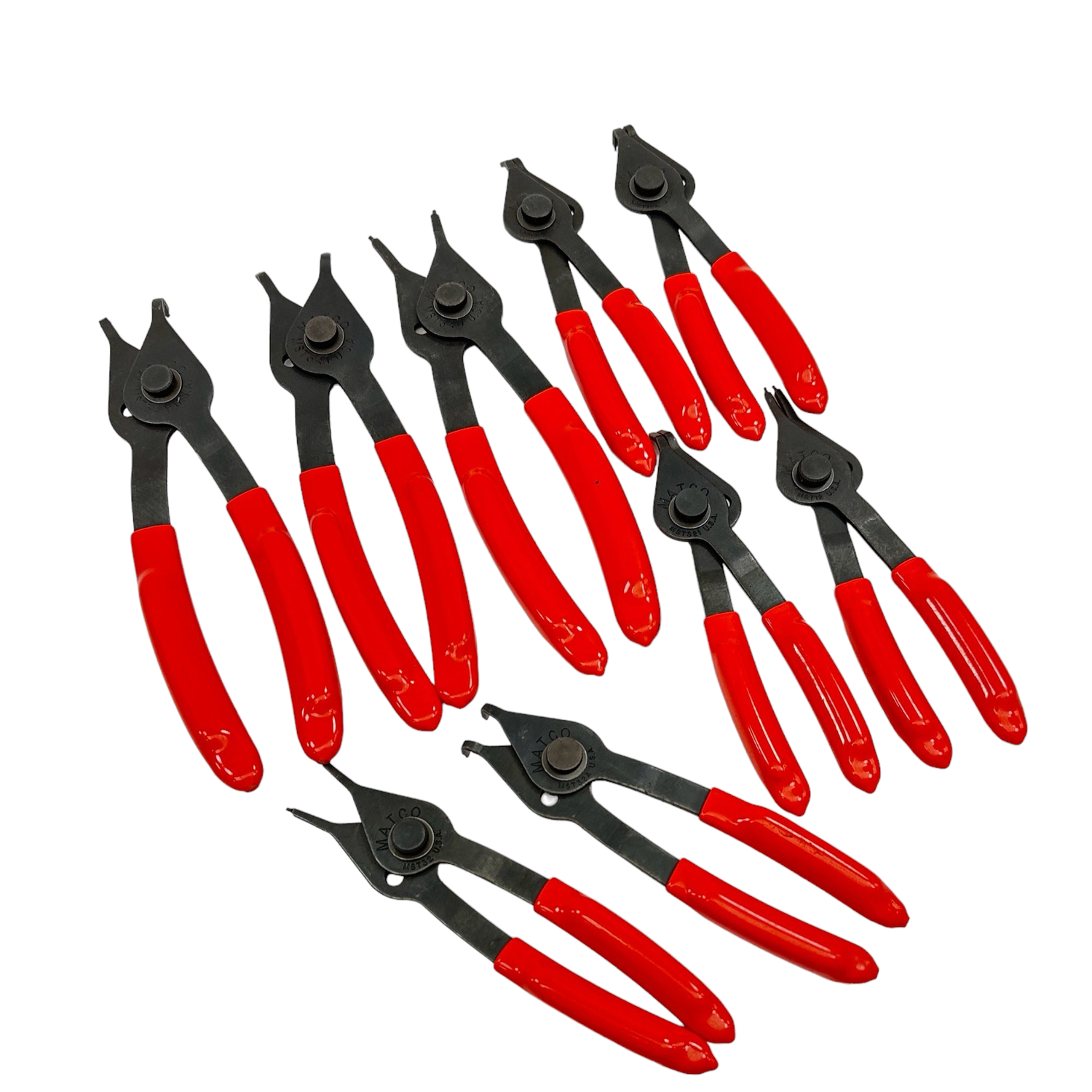 Matco 9pc Reversible Snap Ring Plier Set Shop Tool Swapper
