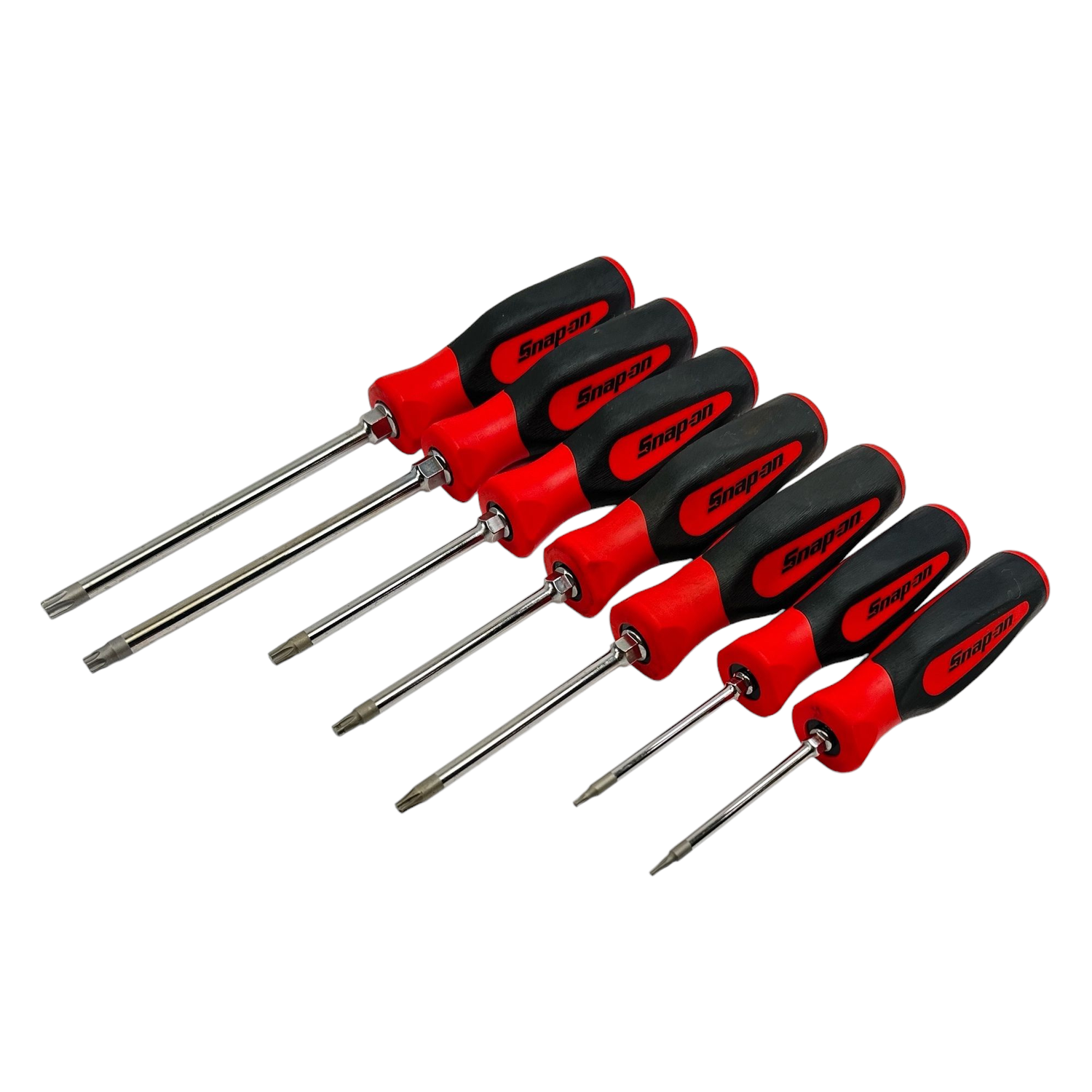 Snap On 9 pc TORX® Instinct® Soft Grip Screwdriver Set (Red) - Shop ...
