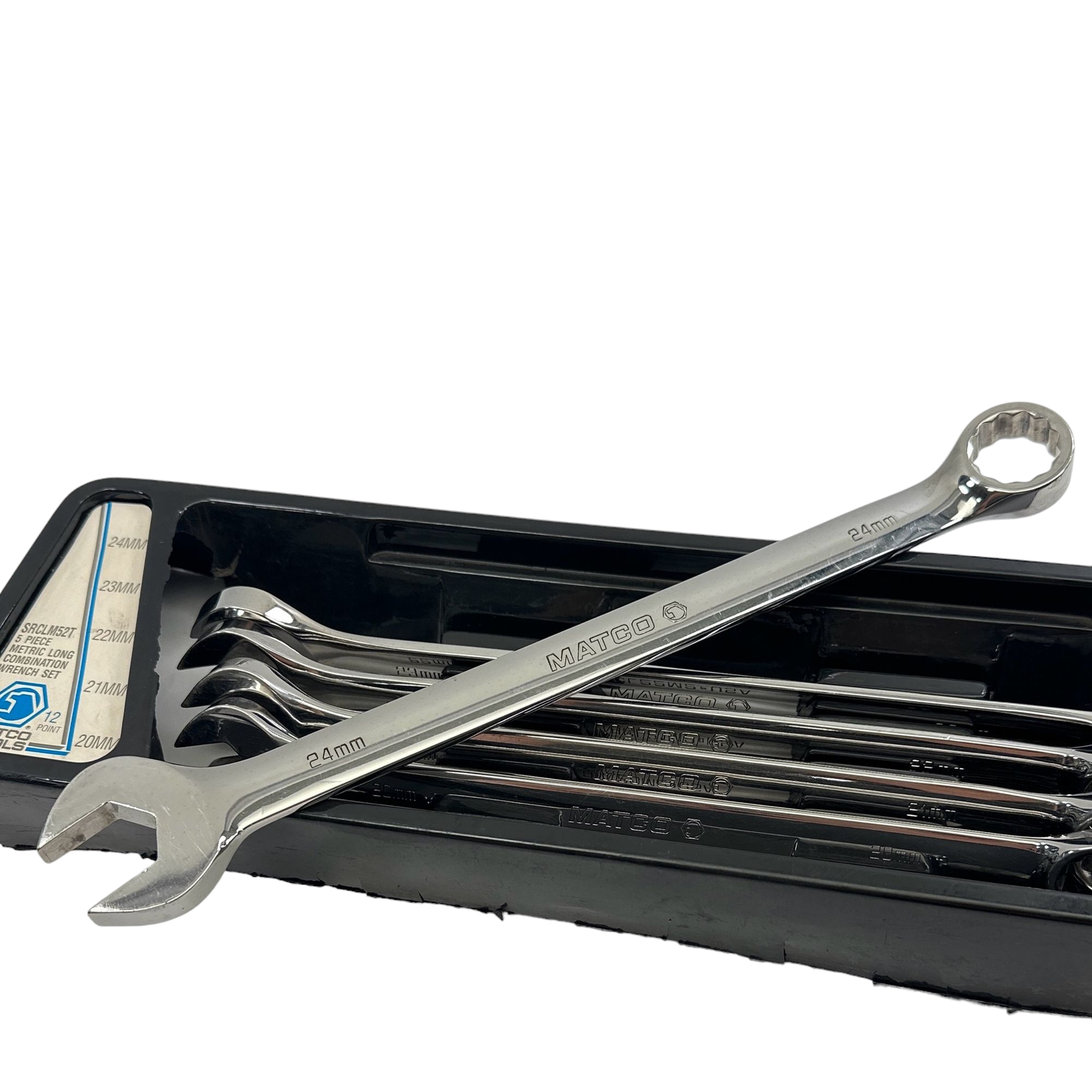 Matco 5pc Metric Long Combination Wrench Set, SRCLM52T