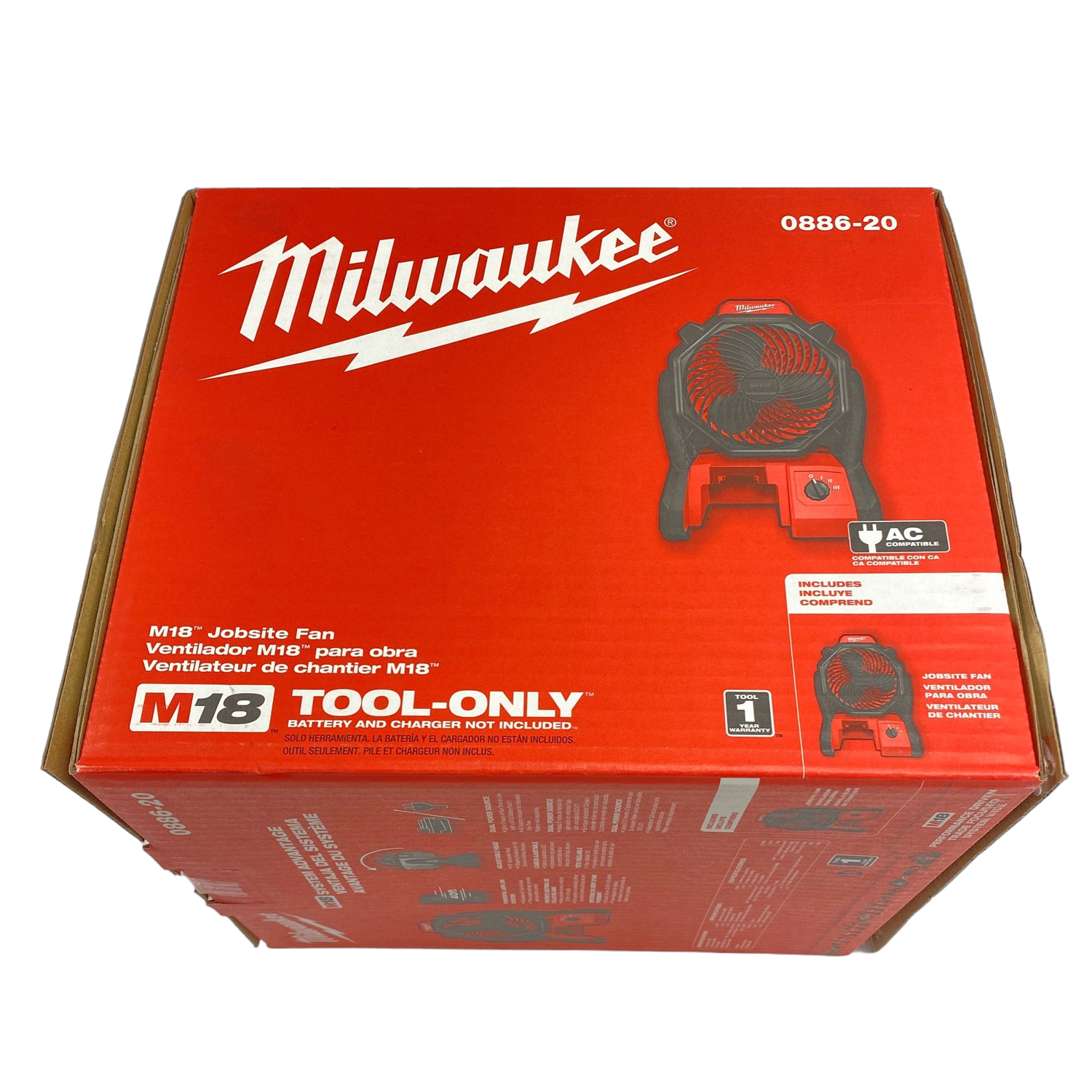 Milwaukee M18 Job Site Fan, 0886-20 - Shop - Tool Swapper
