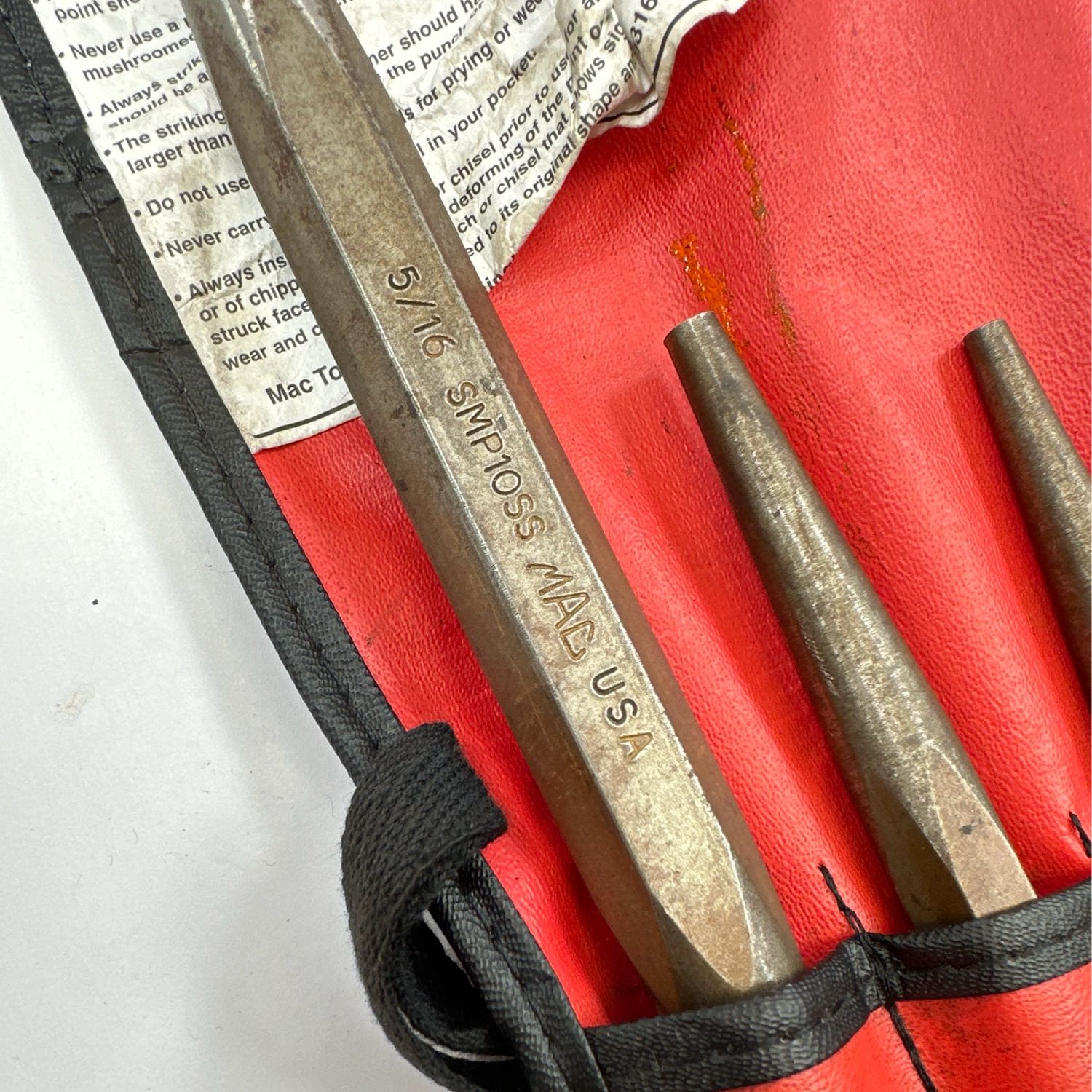 Mac Tools Punch And Chisel Set, PC21KSS