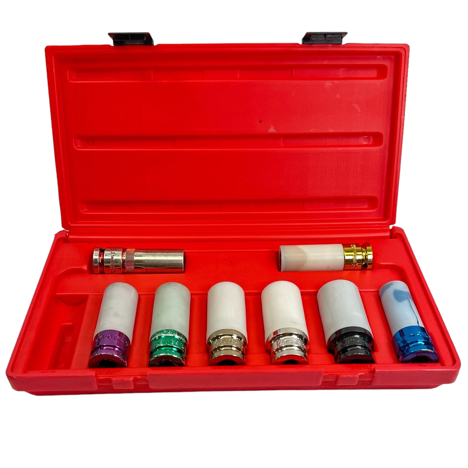 Sunex 1/2” Drive Extra Thin Wall SAE/Metric Wheel Protector Impact Socket Set