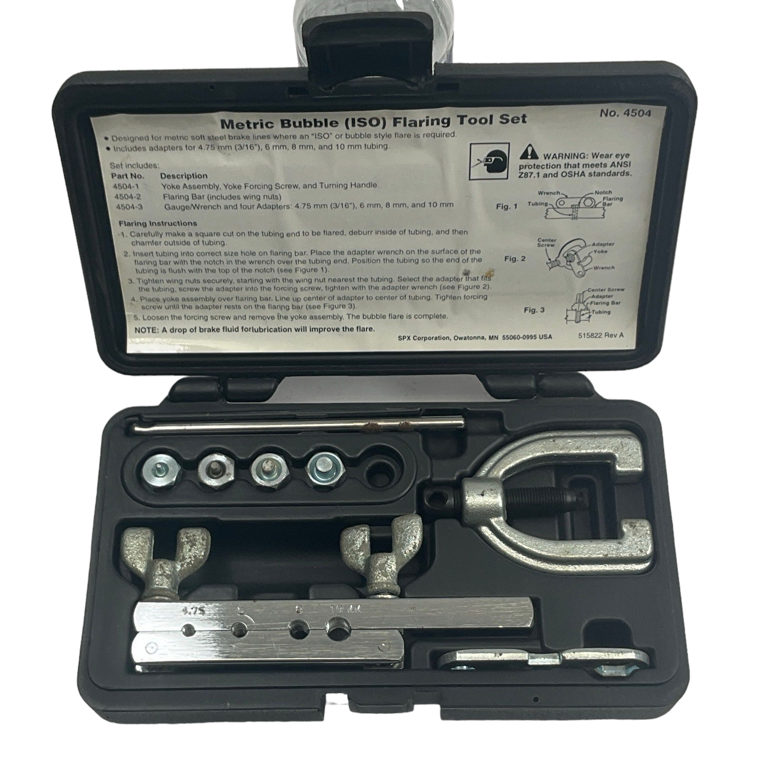 OTC Metric Bubble Flaring Tool Set, 4504