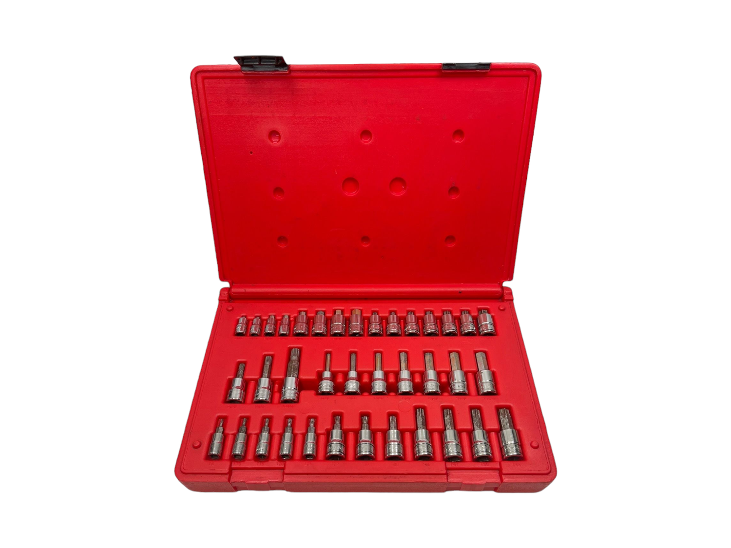 Snap On 37 pc Combination Drive Socket Driver Set, 237HEXTORXST