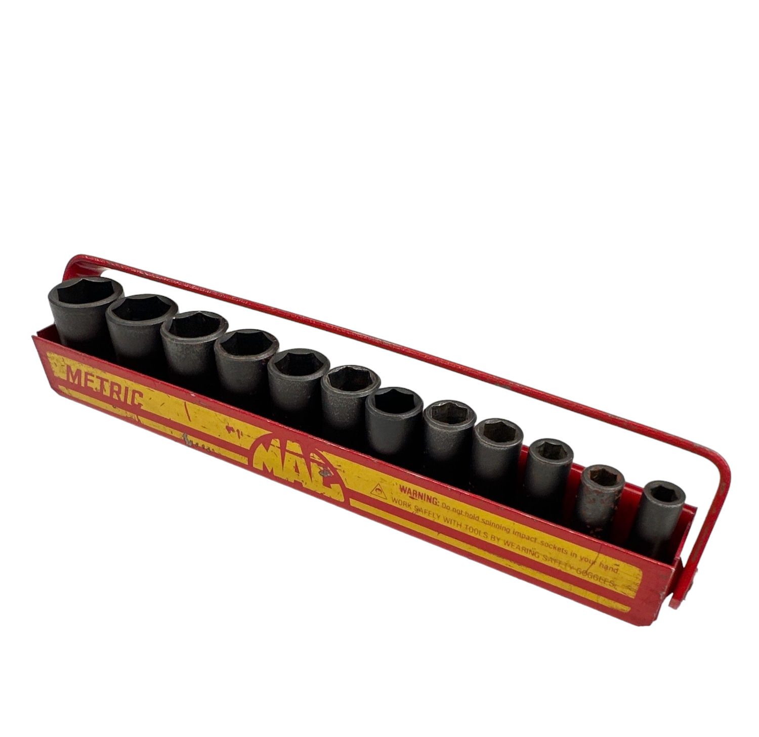 MAC Tools 12-PC. 1/4" Drive Metric Intermediate Impact Socket Set - 6-PT, SMMIP126TR