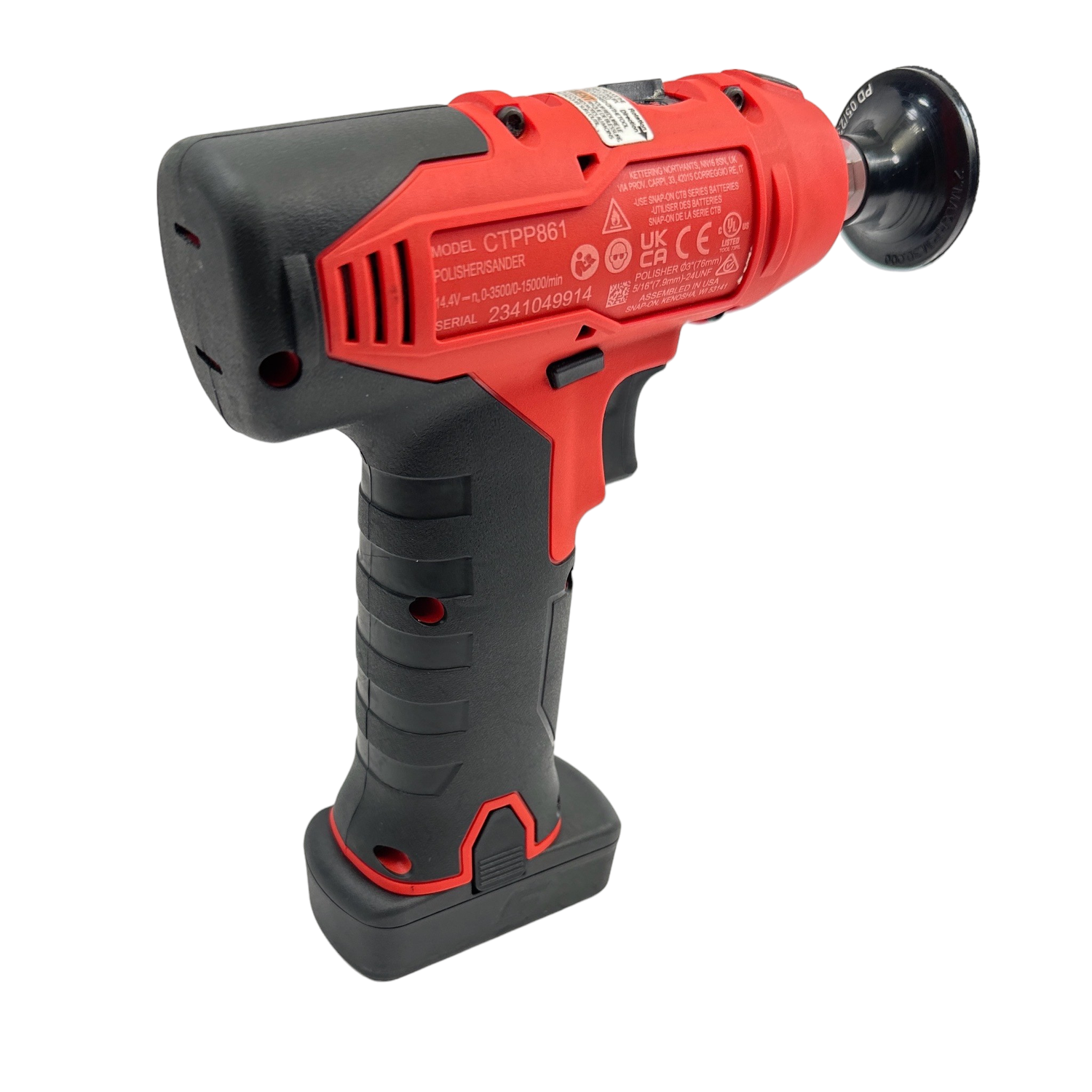 Snap On 14.4 V MicroLithium Cordless Polish/ Prep Tool (1 Battery
