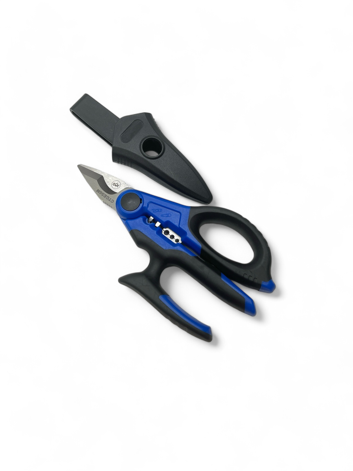 Cornwell 6-3/4" Multi-Grip Electrician Scissors, CTGES6M