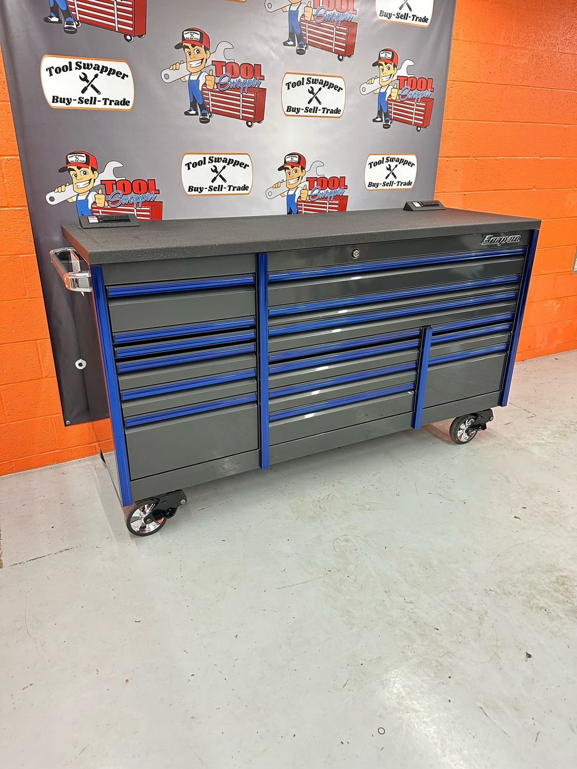 Snap On 84” Epiq Tool Box & Rhino Top, KETN843B7PTG