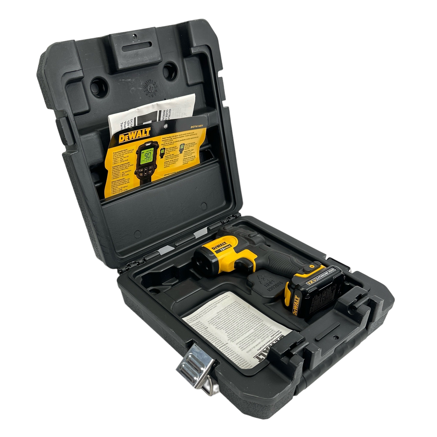 Dewalt 12V Max Infrared Thermometer Kit DCT414S1
