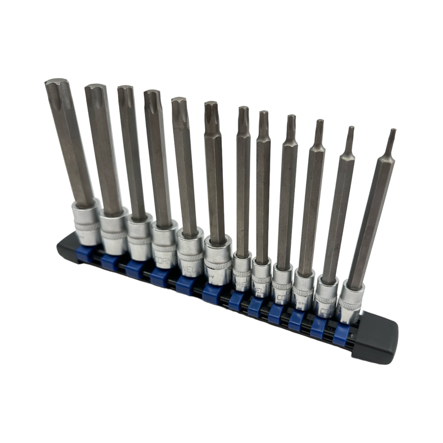 Cornwell - 12 Piece 1/4” & 3/8” Drive Long Star Bit Socket Cornwell - 12 Piece 1/4” & 3/8” Drive Long Star Bit Socket