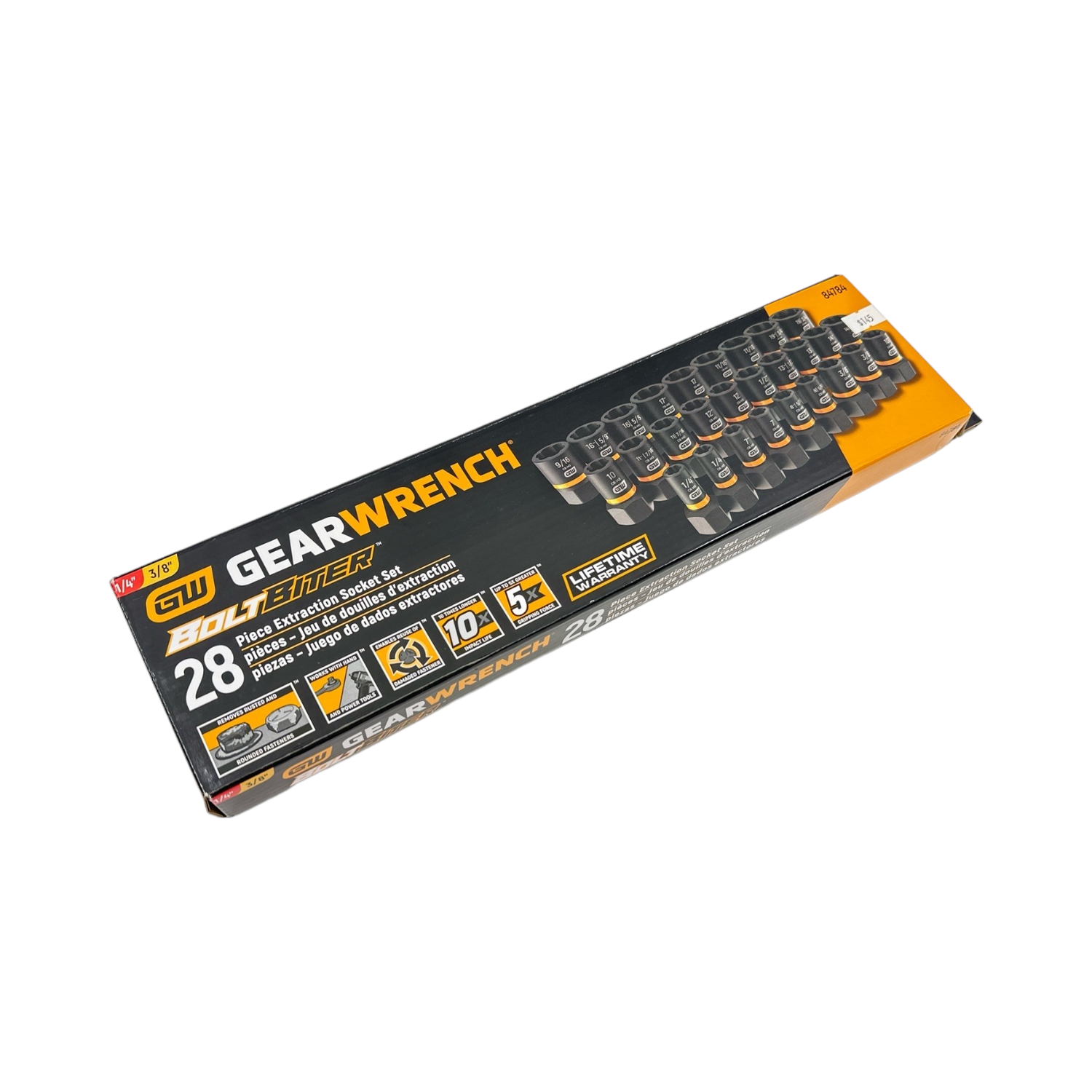 Gearwrench 28pc Bolt Biter Extraction Socket Set