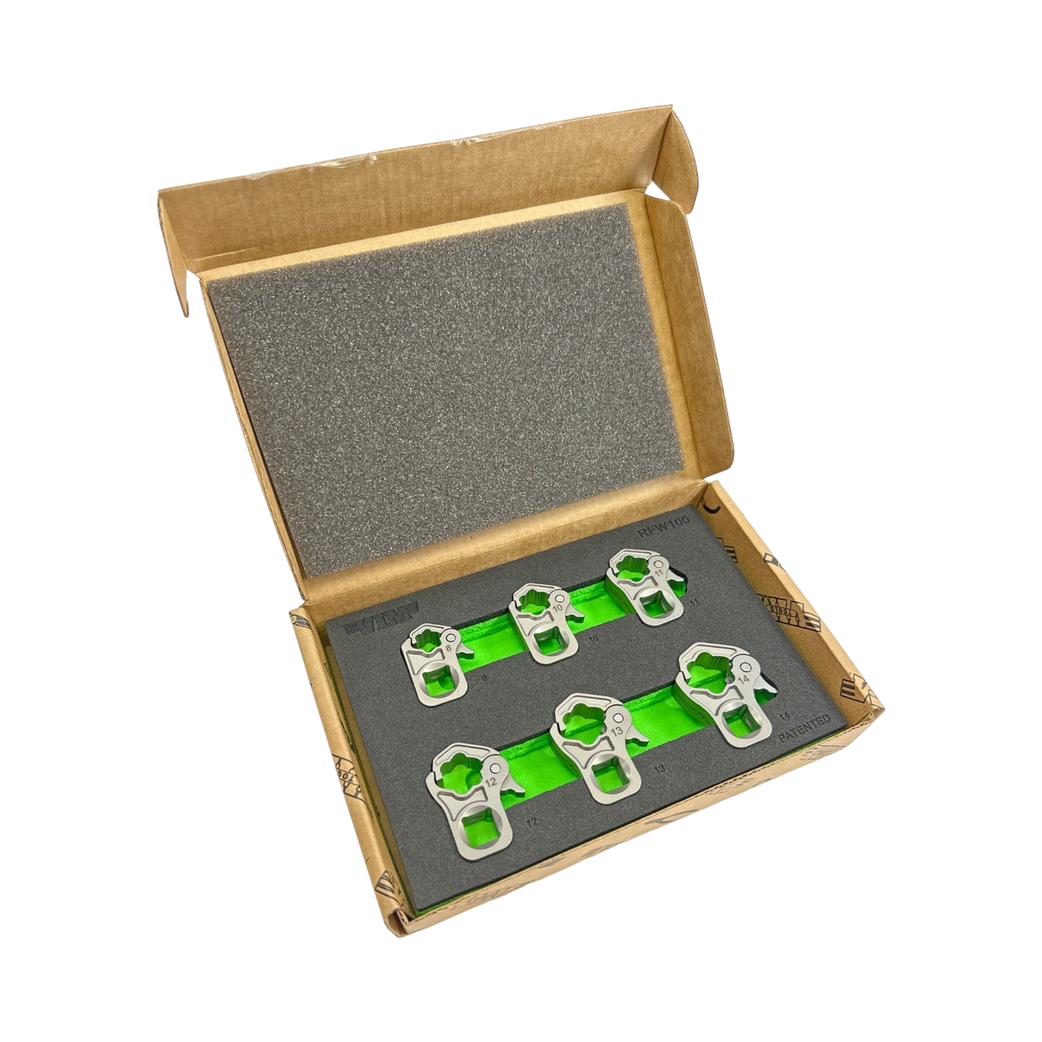 VIM 6pc 3/8” Drive Ratcheting Flare Nut Set, (8-14MM)