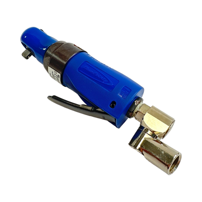 Blue Point 1/4" Drive Mini Air Ratchet & Universal Swivel Connector, AT204A & ASC14U