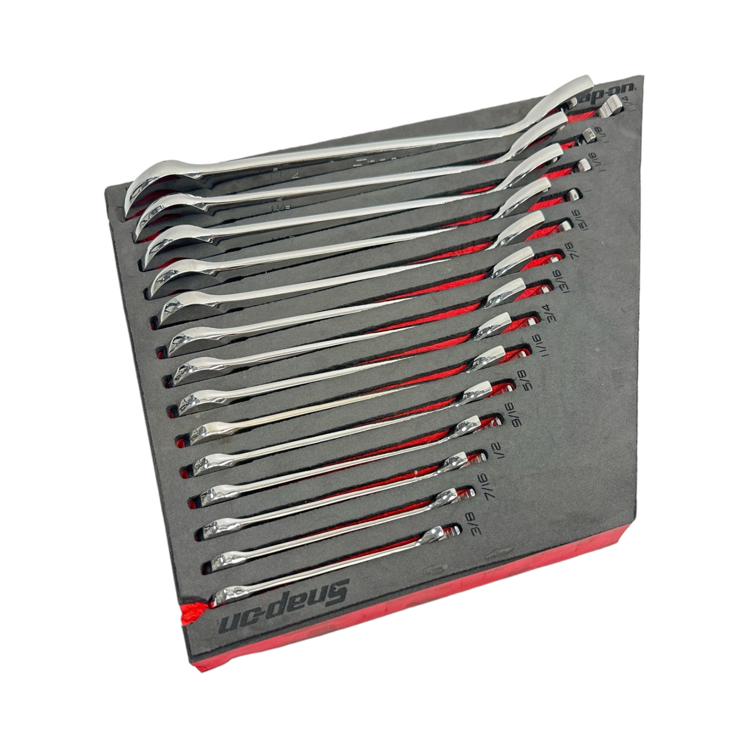 Snap On 14 pc SAE Flank Drive® Plus Four-Way Angle Head Open Snap On 14 pc SAE Flank Drive® Plus Four-Way Angle Head Open