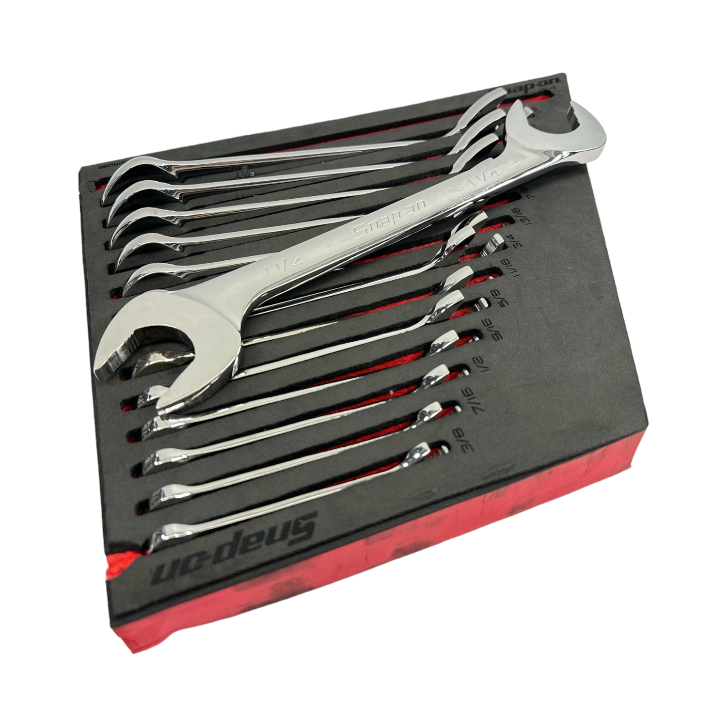 Snap On 14 pc SAE Flank Drive® Plus Four-Way Angle Head Open Snap On 14 pc SAE Flank Drive® Plus Four-Way Angle Head Open