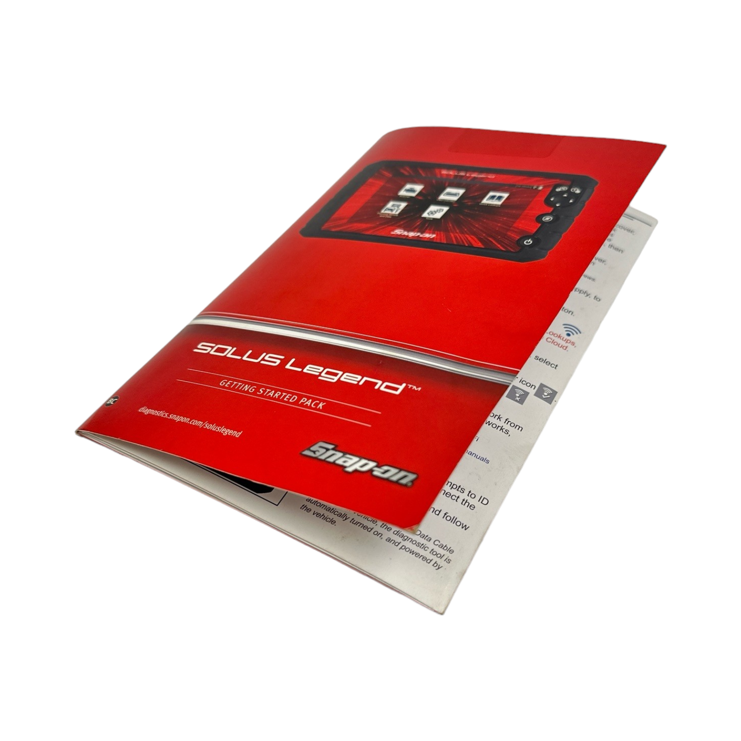 Snap On Solus Legend Scan Tool & Motorcycle Additional Adapters