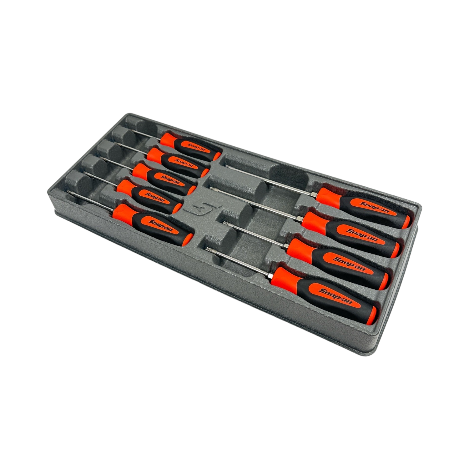 Snap On 9 pc TORX® Instinct® Soft Grip Screwdriver Set (Orange), SGDTX90BO