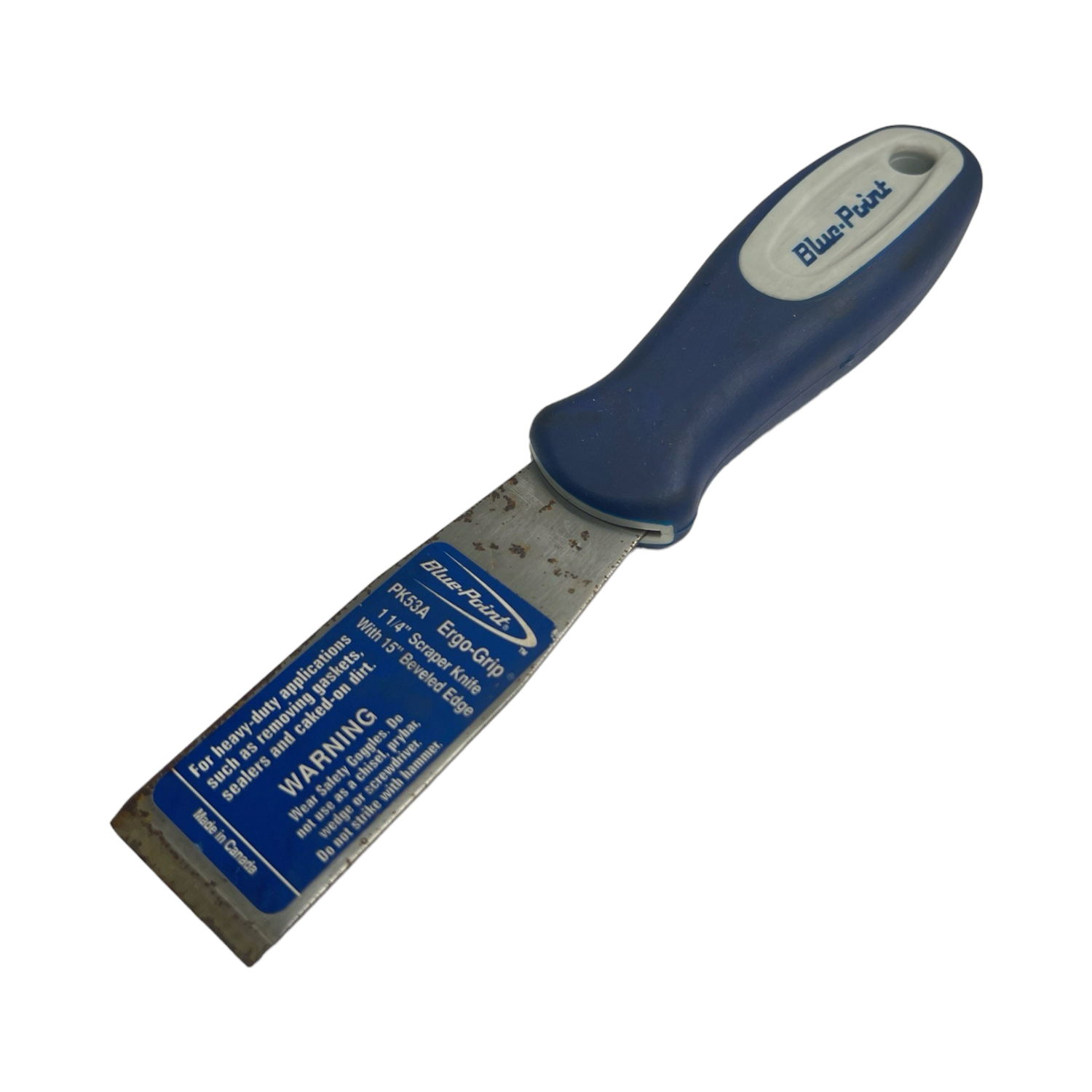 Blue-Point 3-19/32" Single Bevel Putty Knife/ Scraper, PK53A