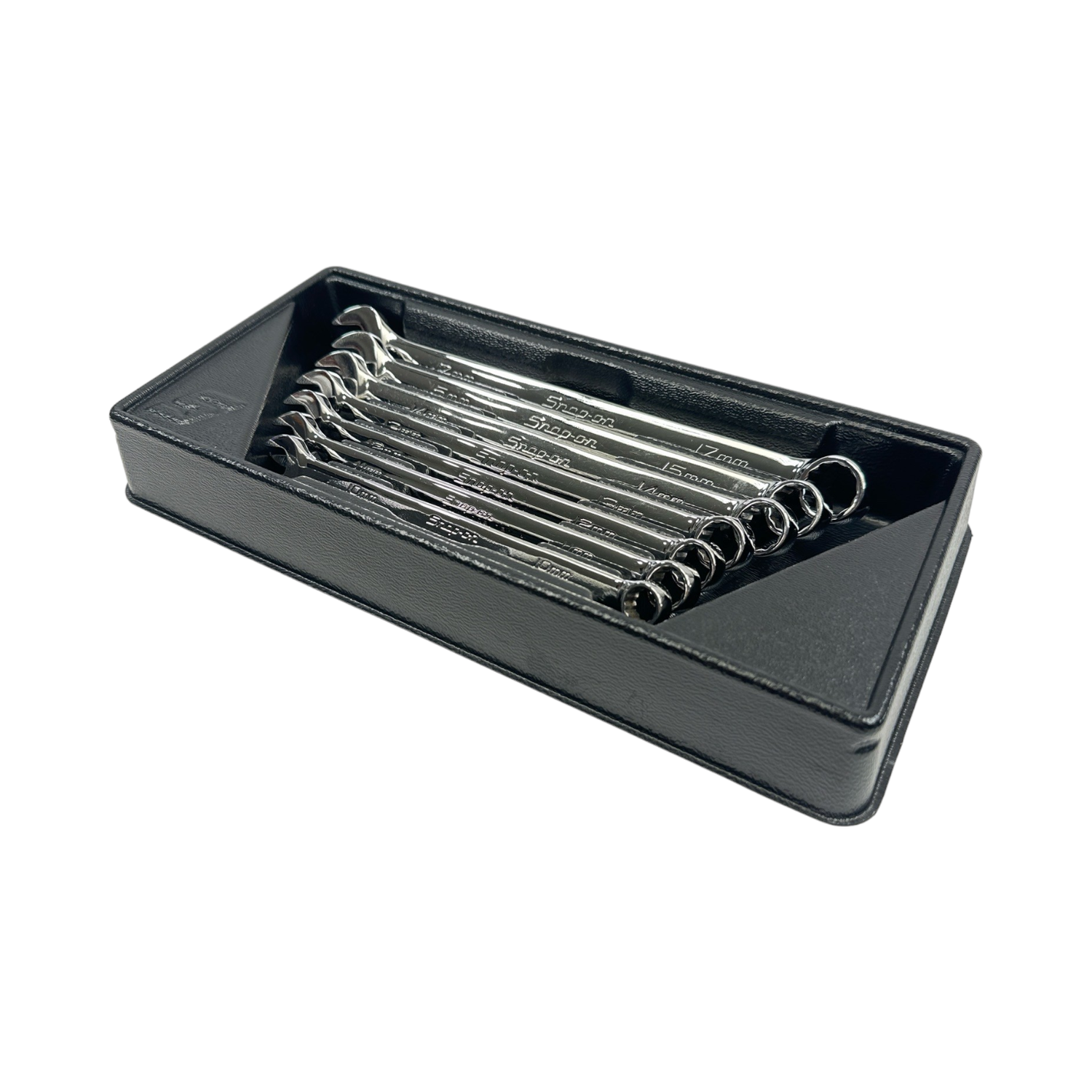 Snap On 7 pc 12-Point Metric Flank Drive® Combination Wrench Set (10–15 and 17 mm), OEXM707B