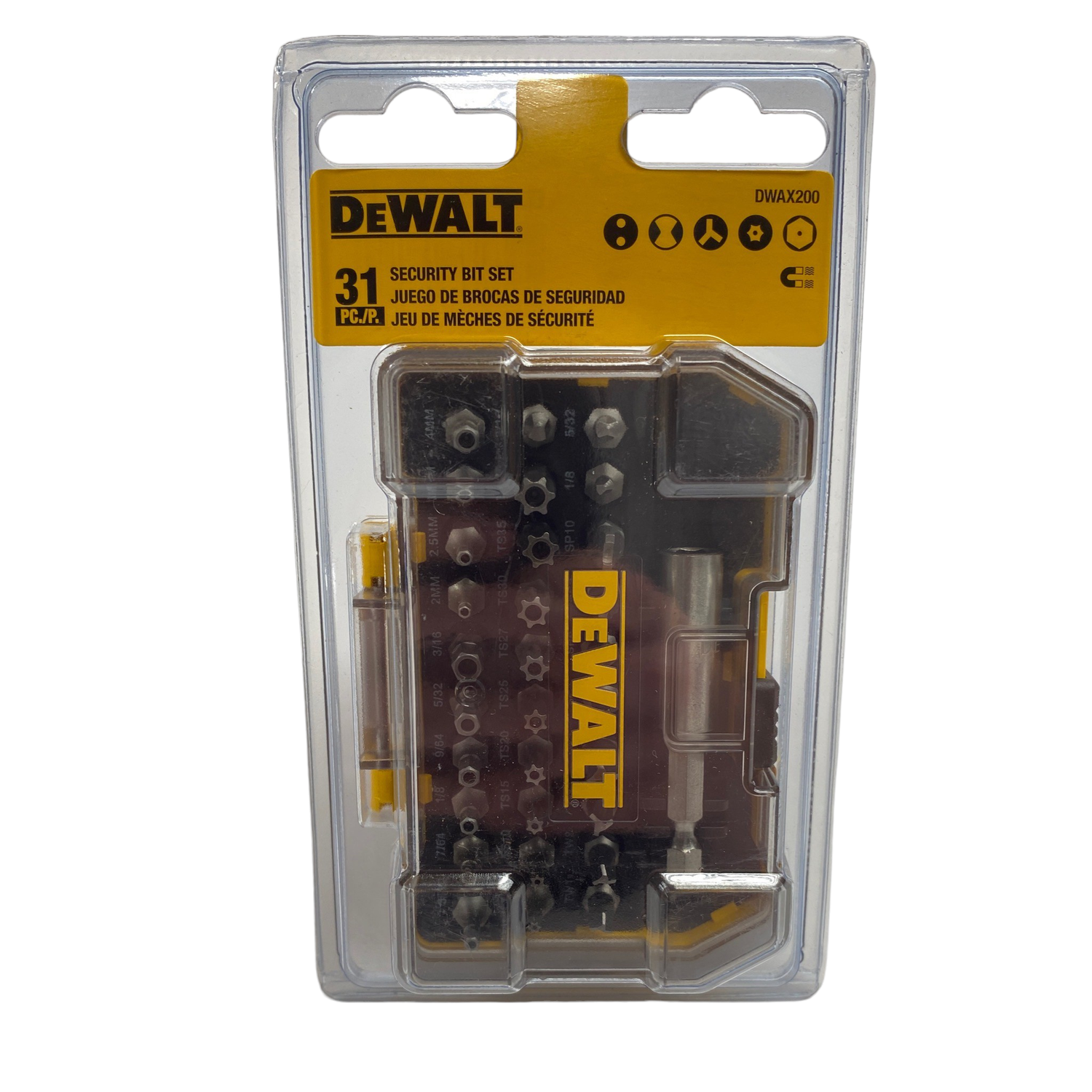 DeWalt 31 Piece Security Bit Set, DWAX200