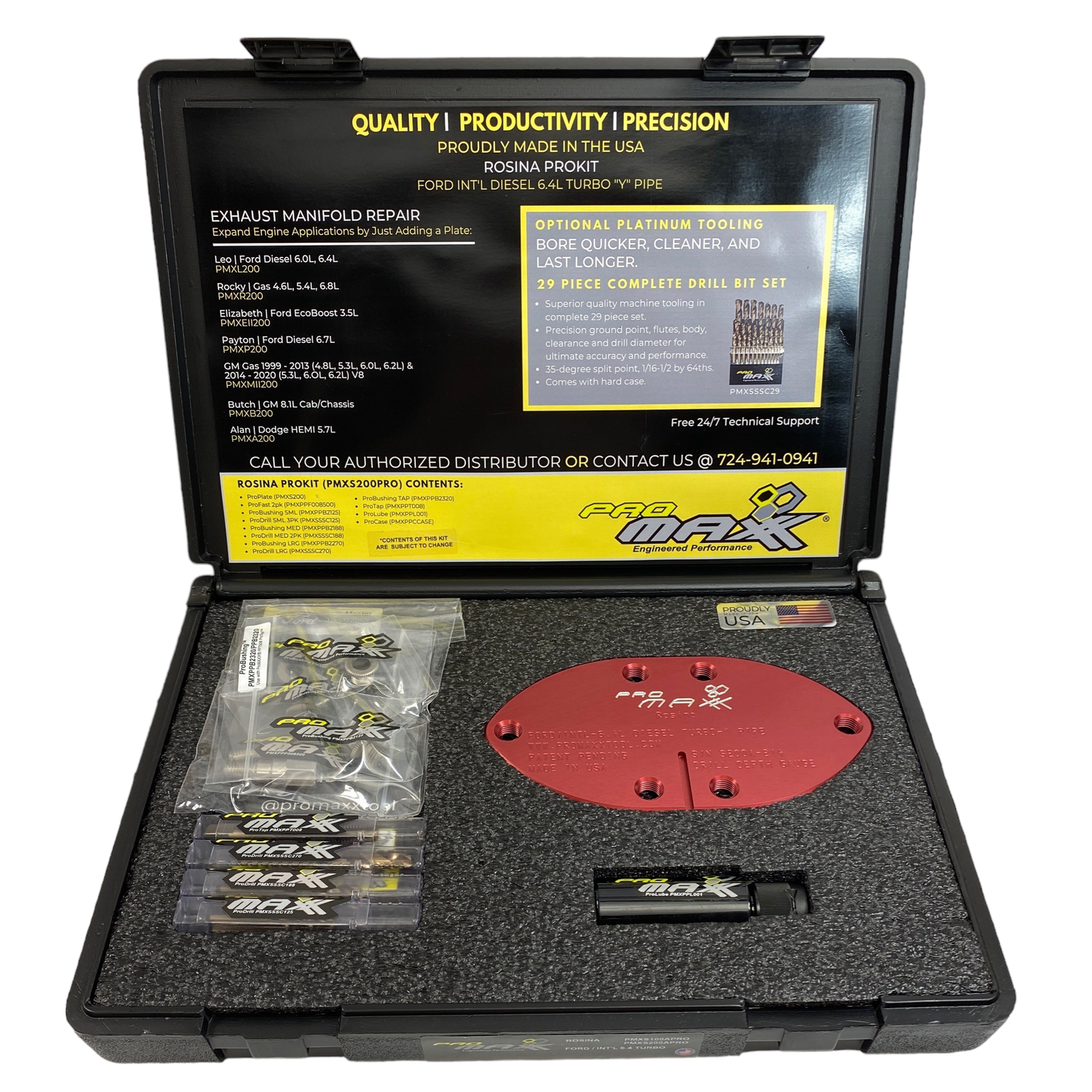 ProMax Ford 6.4L Power Stroke Turbo "Y" Pipe Mounting Bolt Repair Kit, PMXS200PRO