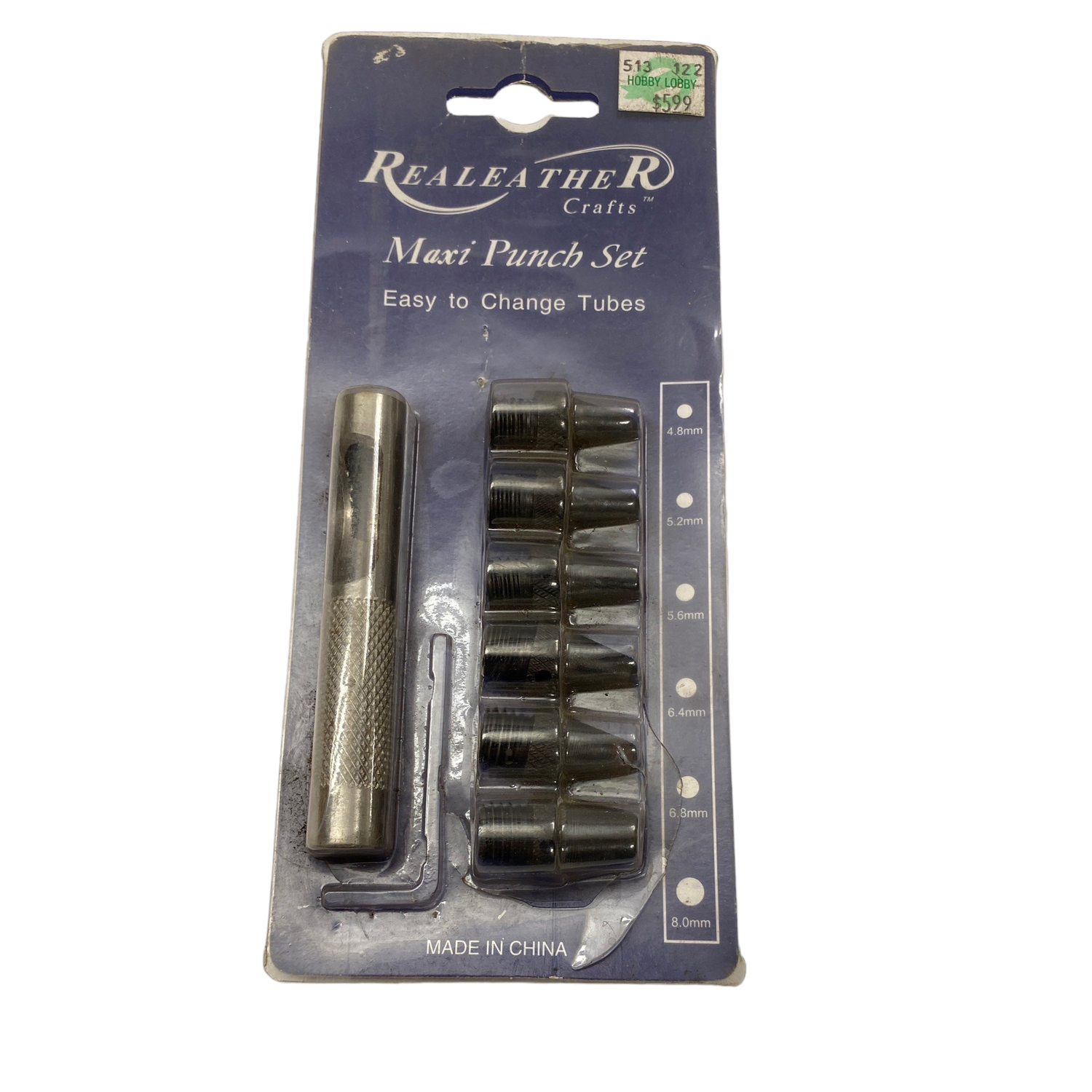 Realeather Crafts Maxi Punch Set, T3004