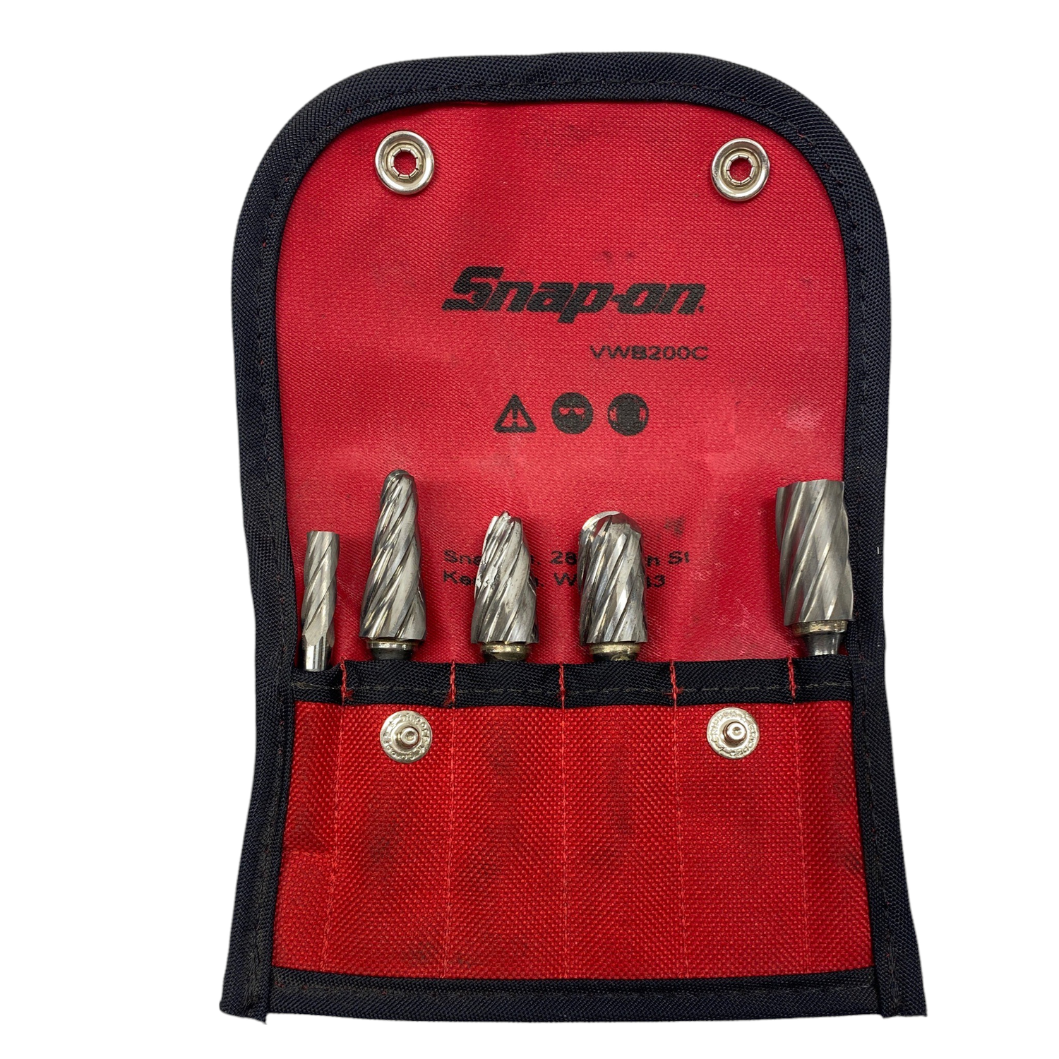 Snap On 5pc Wide Fluted Carbide Burr Set, VWB200C