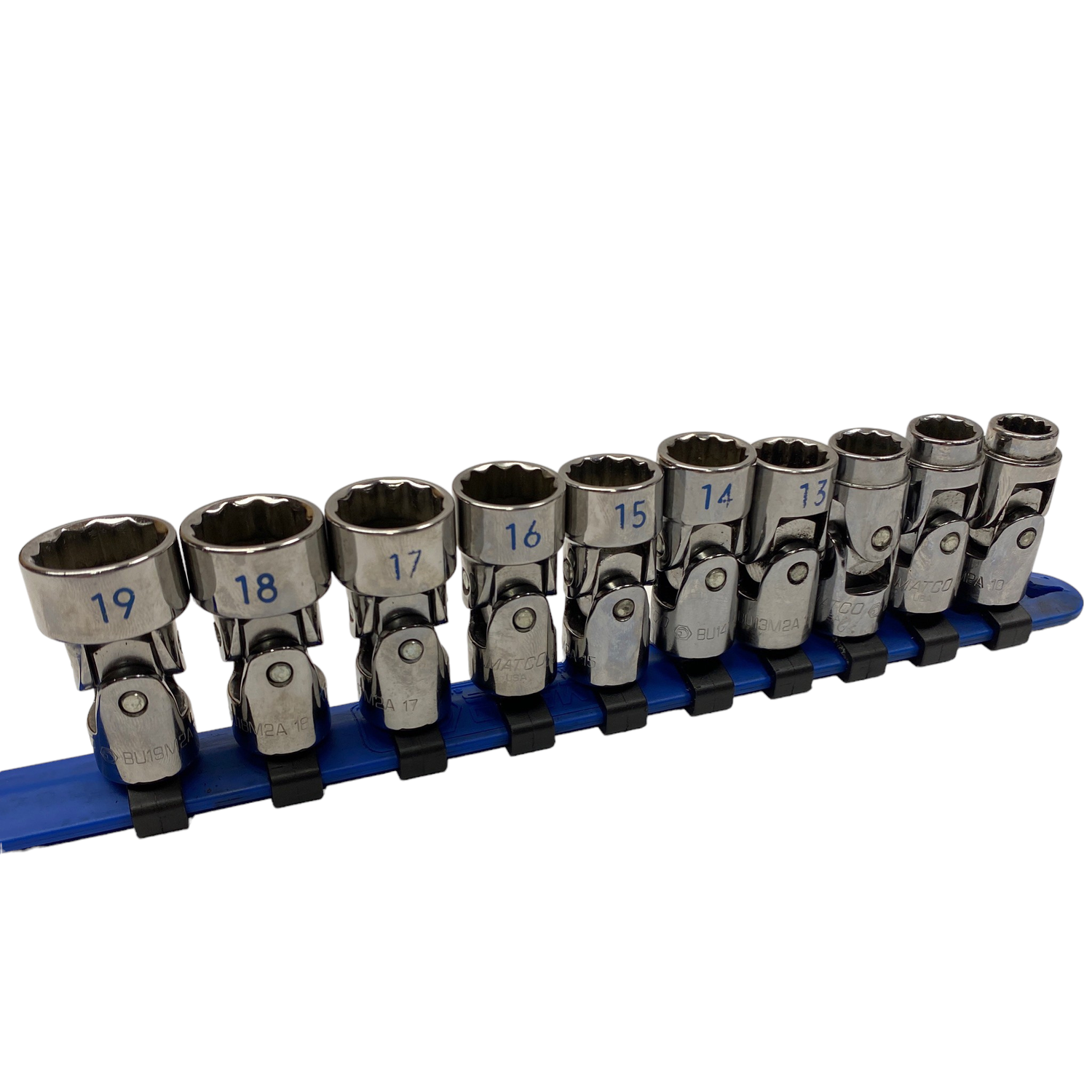 Matco 10pc 3/8” Drive Metric Swivel Socket Set, (10-19MM)