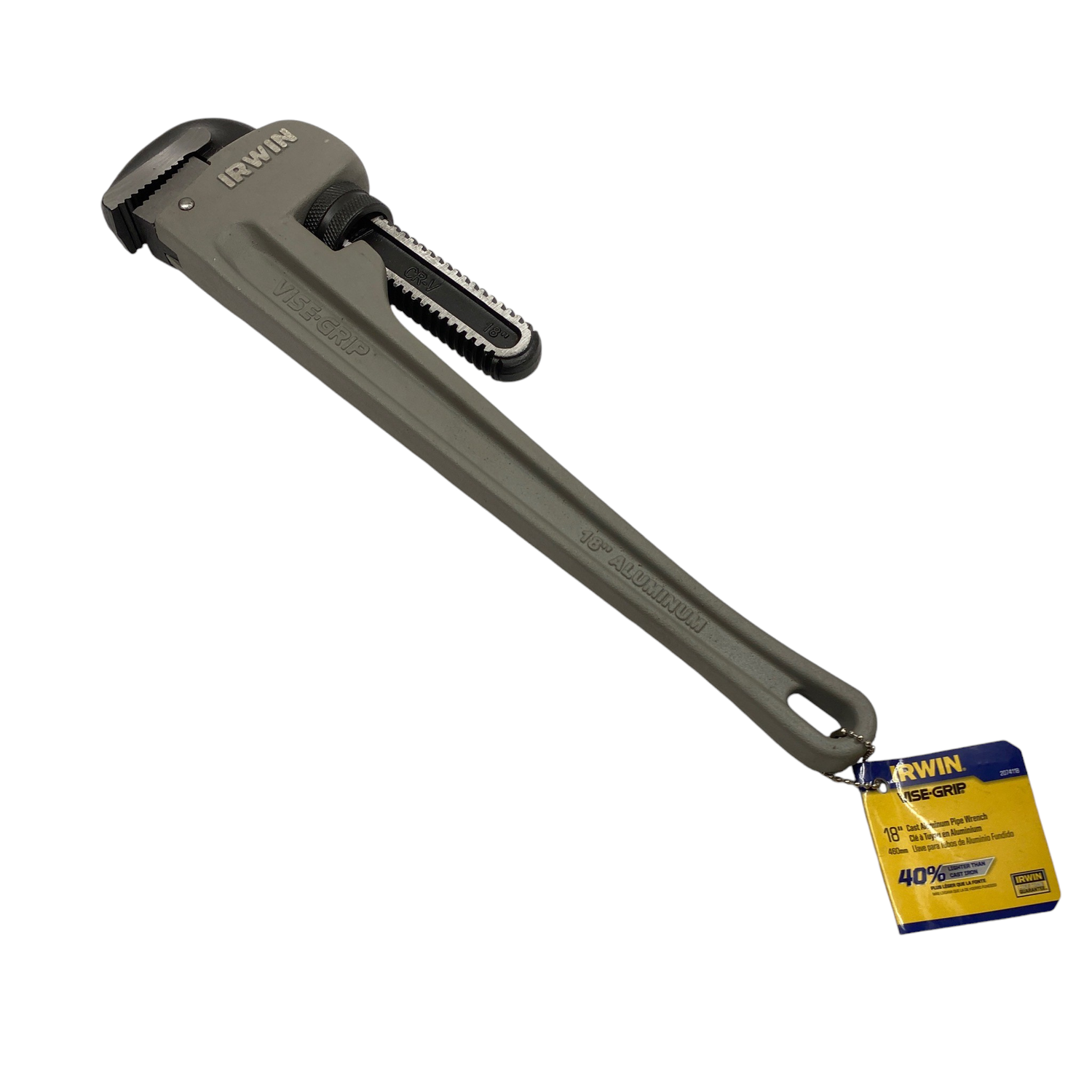 Irwin Vise Grip 18” Cast Aluminum Pipe Wrench, 2074118
