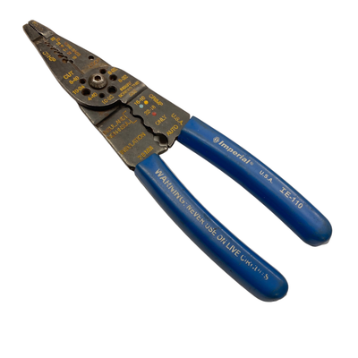 Imperial 8” Wire Crimpers/ 5 In 1 Combination Tool, IE-110