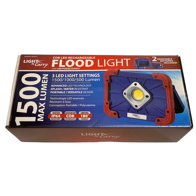 Light N Carry Magnetic Base Rechargeable COB LED Work Light w/ 2 Batteries, LNC2251