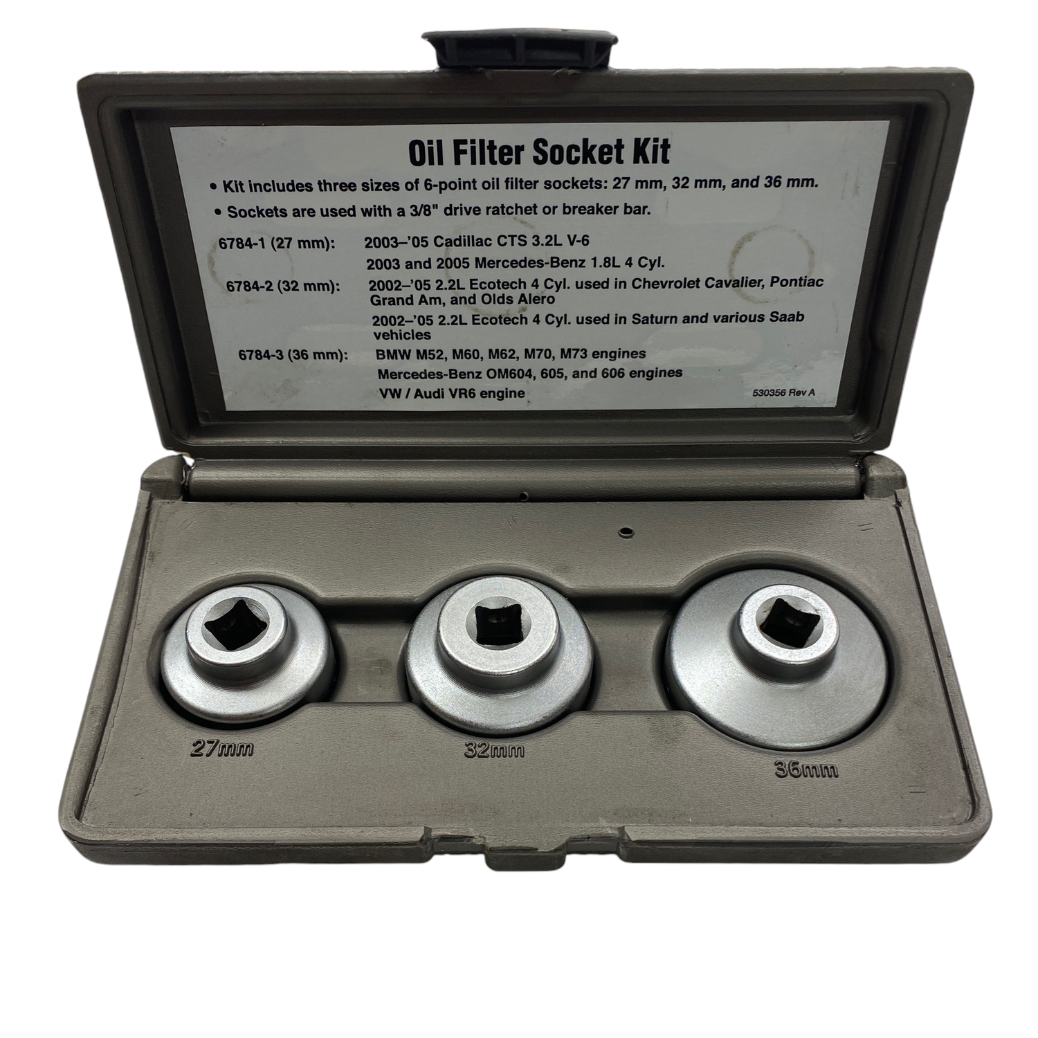 OTC Oil Filter Socket Kit, 6784
