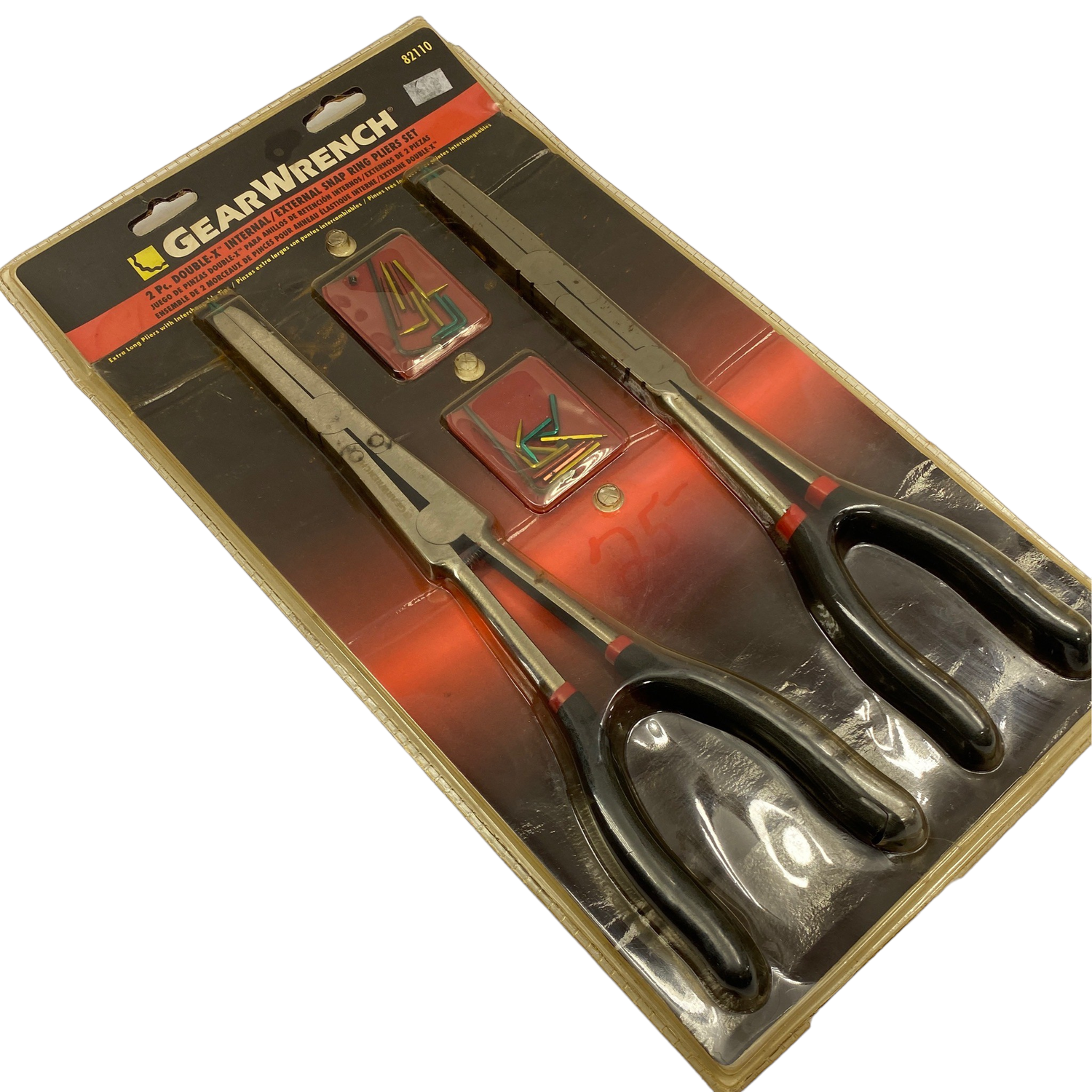 Gearwrench 2 Pc. Double X Internal/External  Snap Ring Pliers Set, 82110