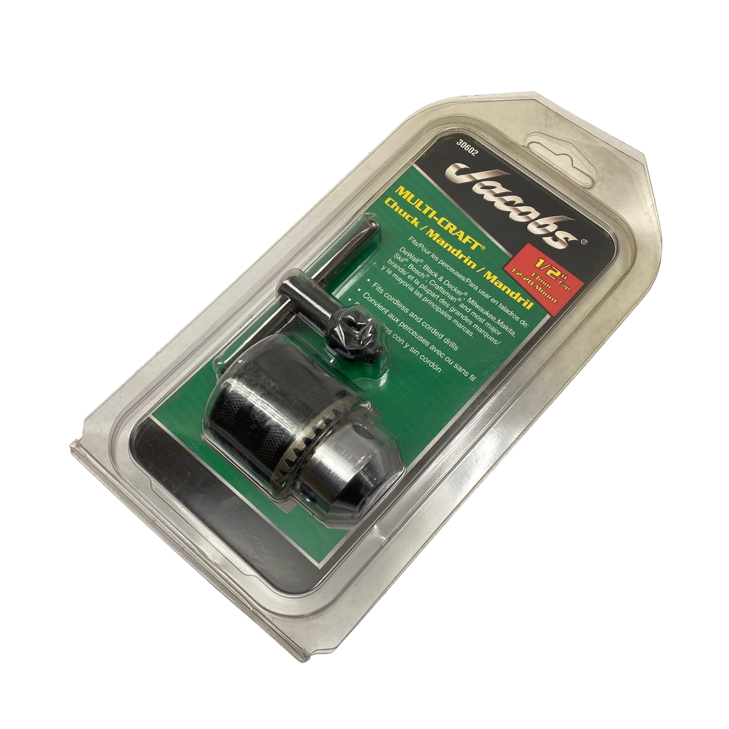 Jacobs Multi-Craft 1/2” Cap. Chuck, 30602